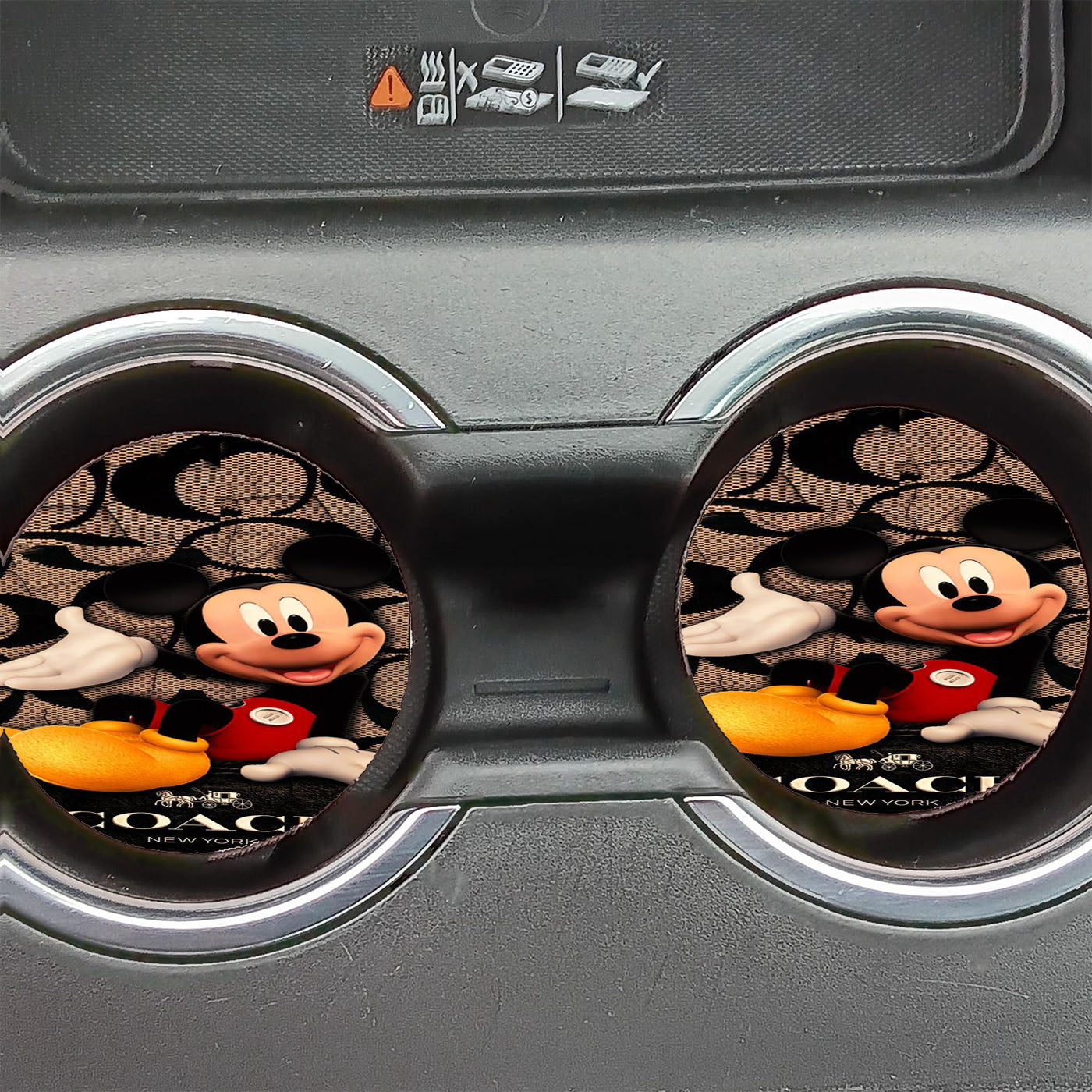 Coach Mickey Mouse Car Coasters
