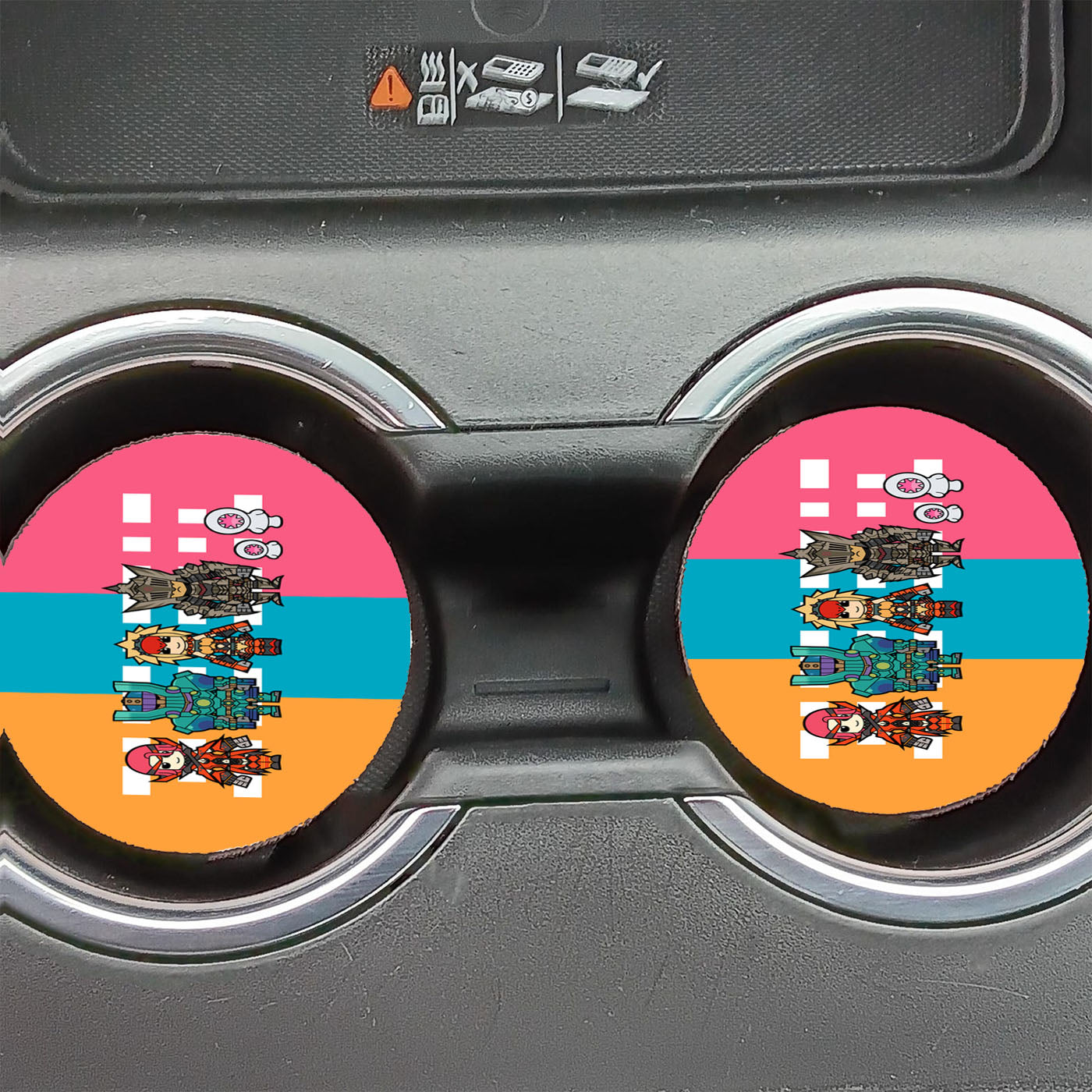 Collection Of Monster Hunter Car Coasters