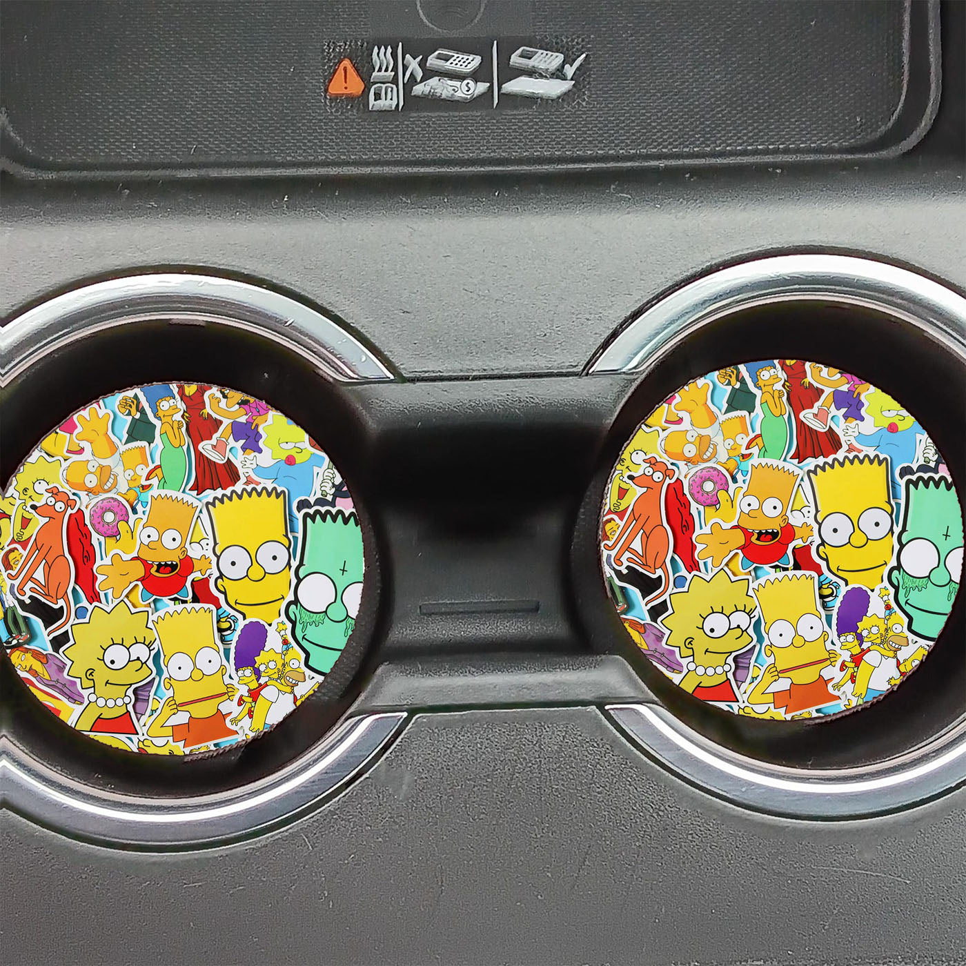 Collection The Simpsons Bart Sticker Car Coasters