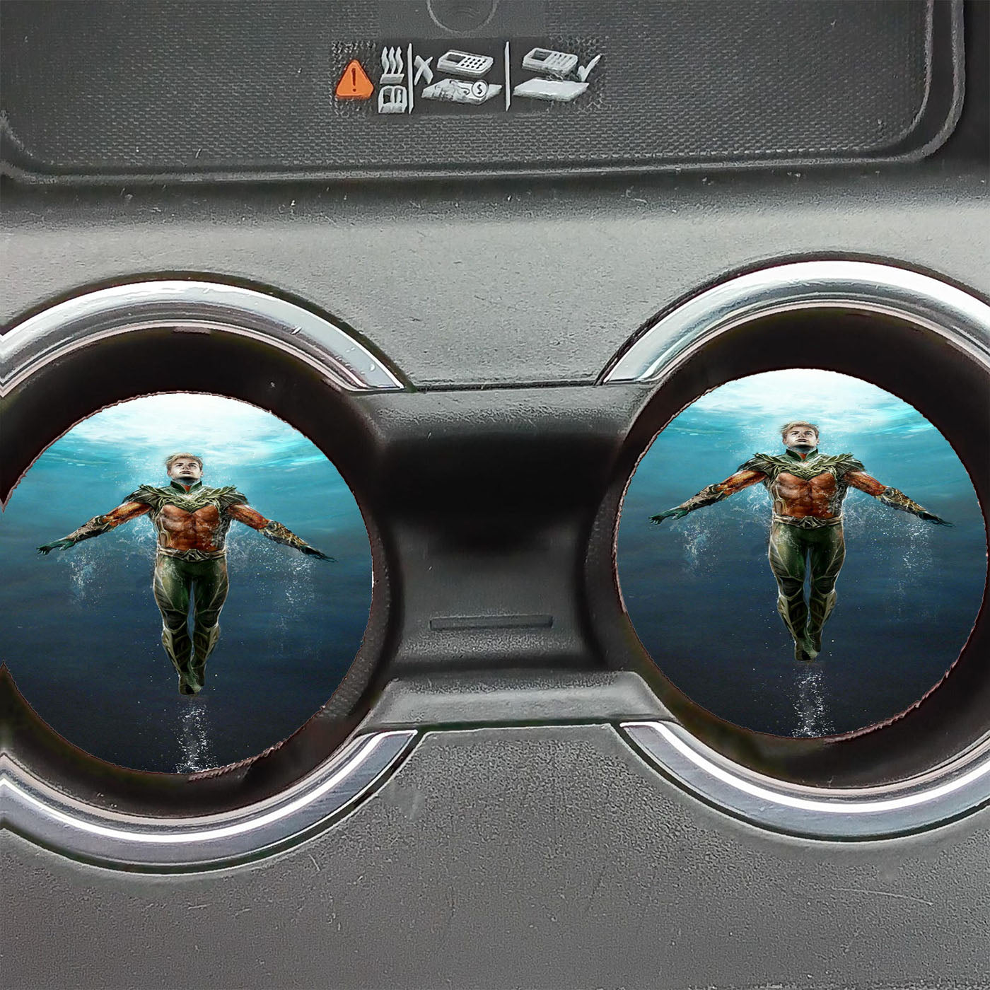 Comic Art Moise Car Coasters