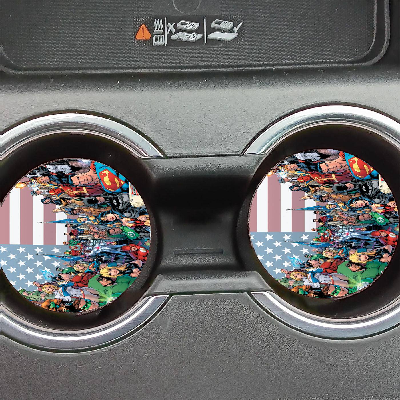 Comic Case Car Coasters