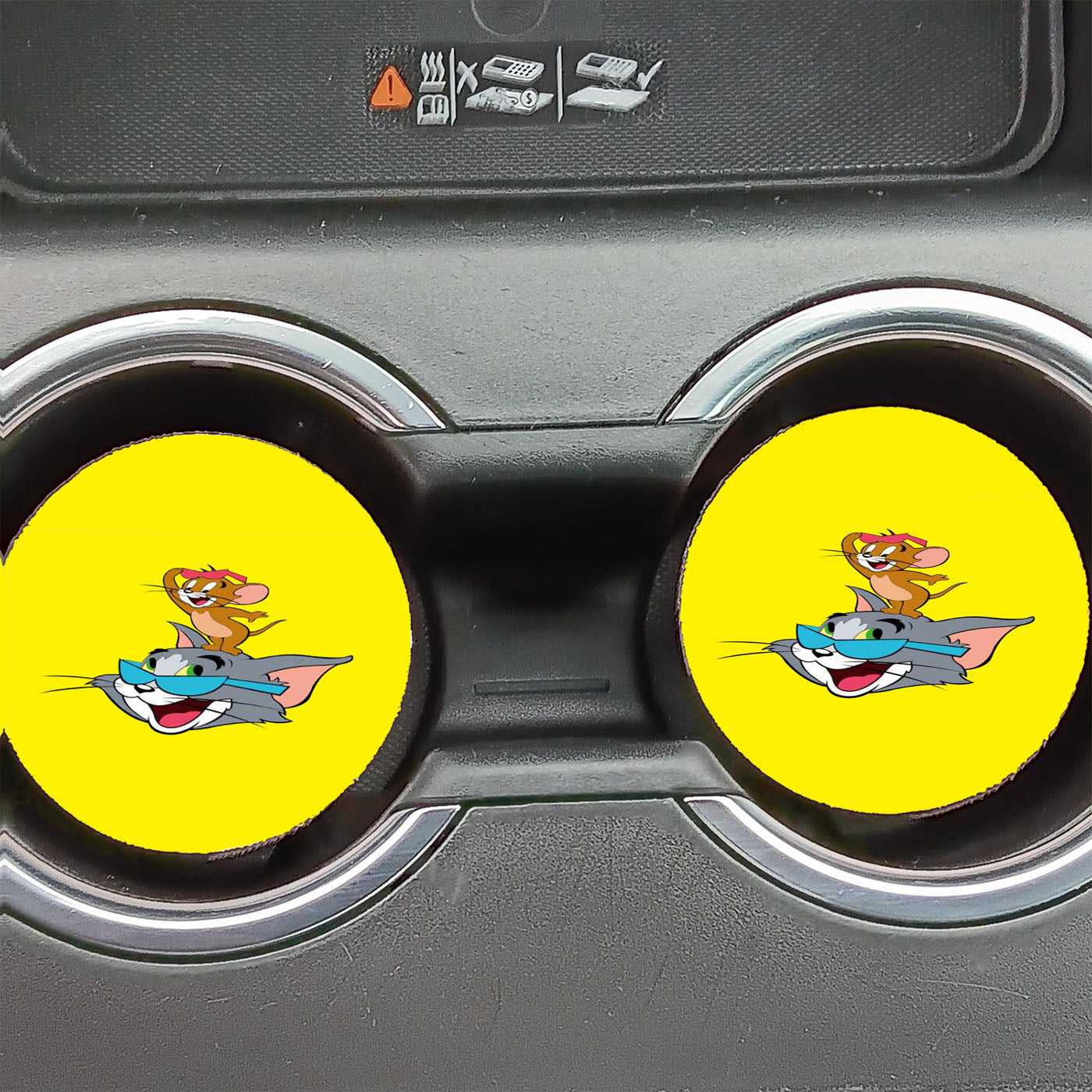 Cool Summer Tom And Jerry Car Coasters