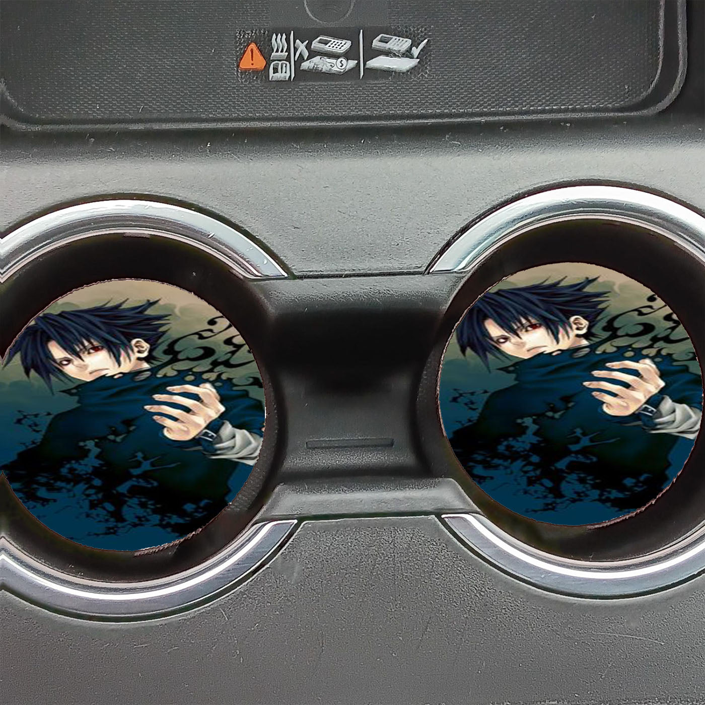 Cool Uchiha Sasuke Car Coasters