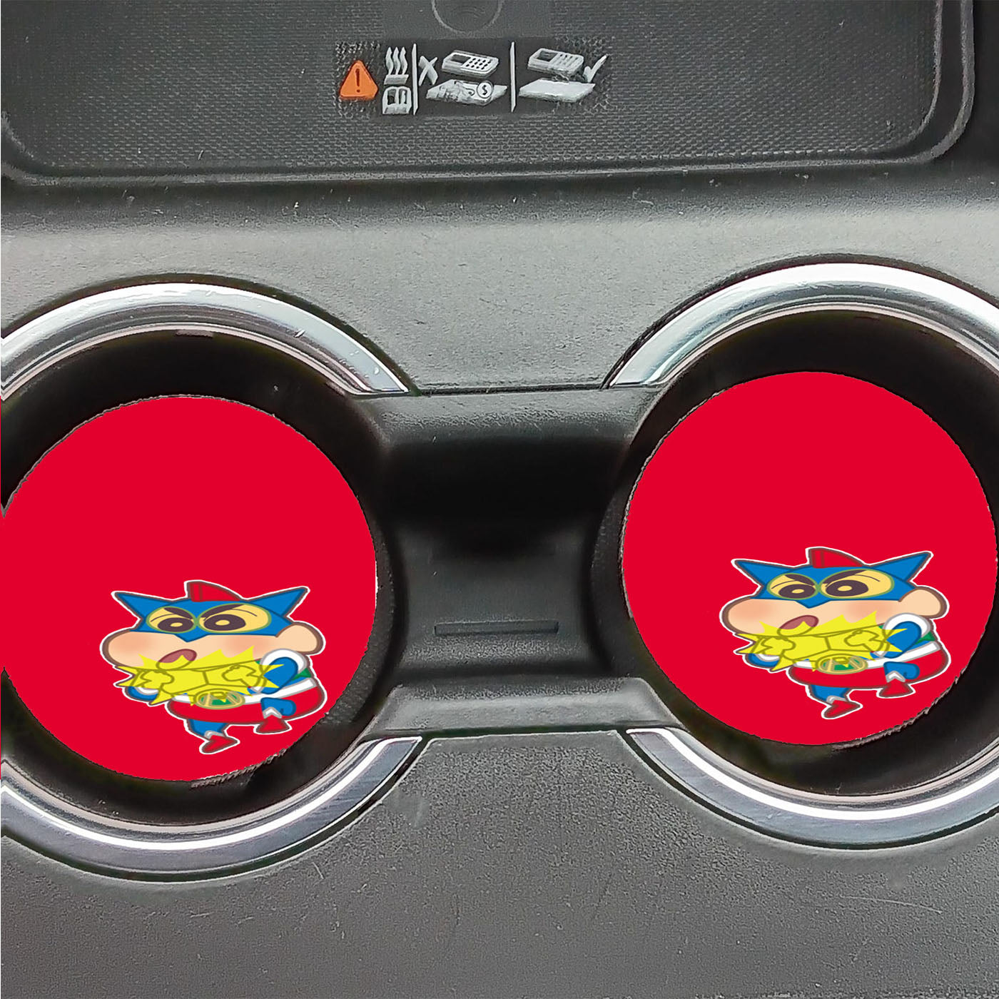 Crayon Shin Chan Action Kamen Costume Car Coasters