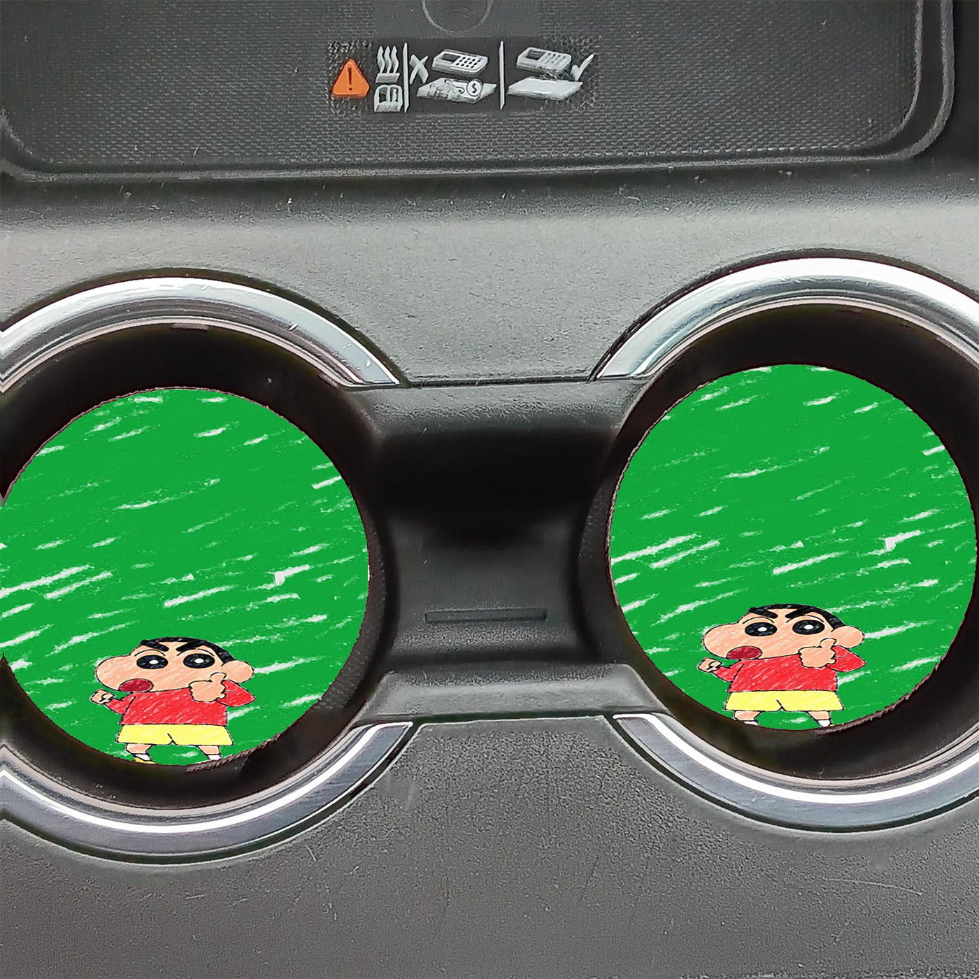 Crayon Shin Chan Doodle Art Car Coasters