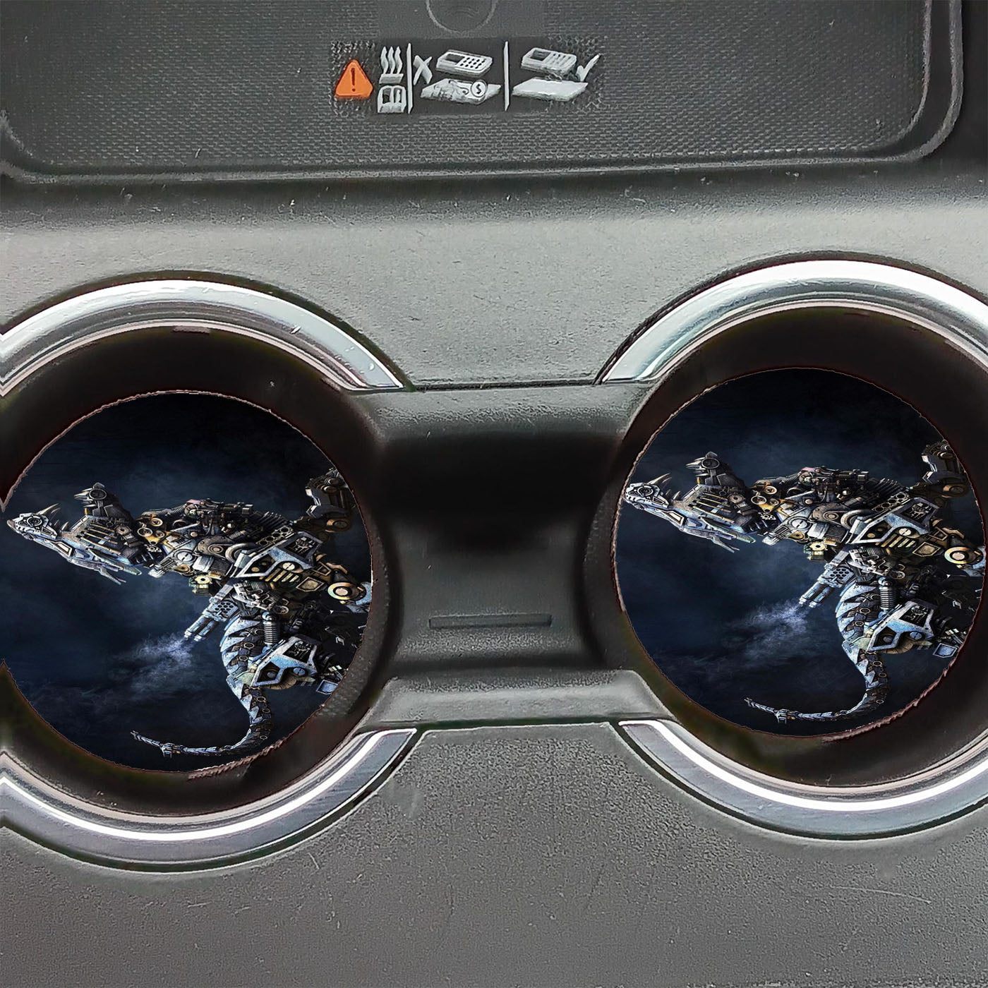 Creative Steampunk Artwork  Car Coasters