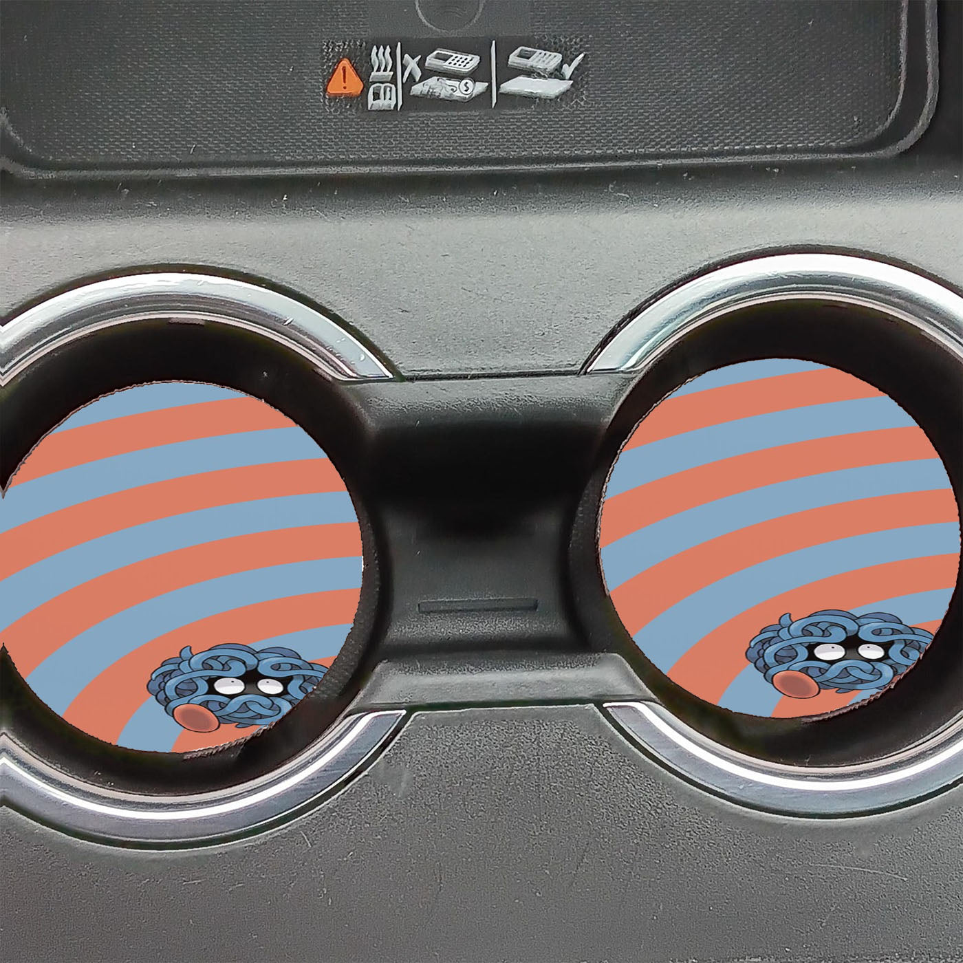 Cute Art Pokemon Tangela Car Coasters