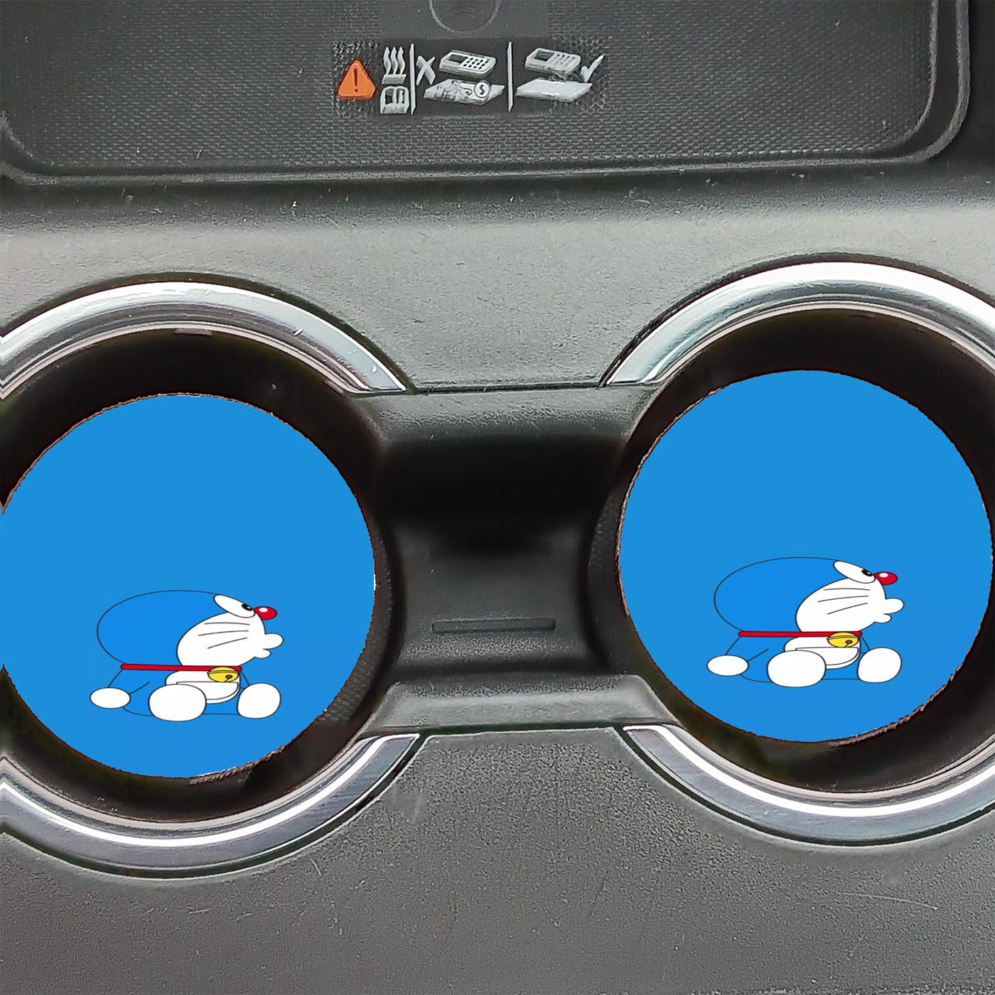 Cute Doraemon Car Coasters