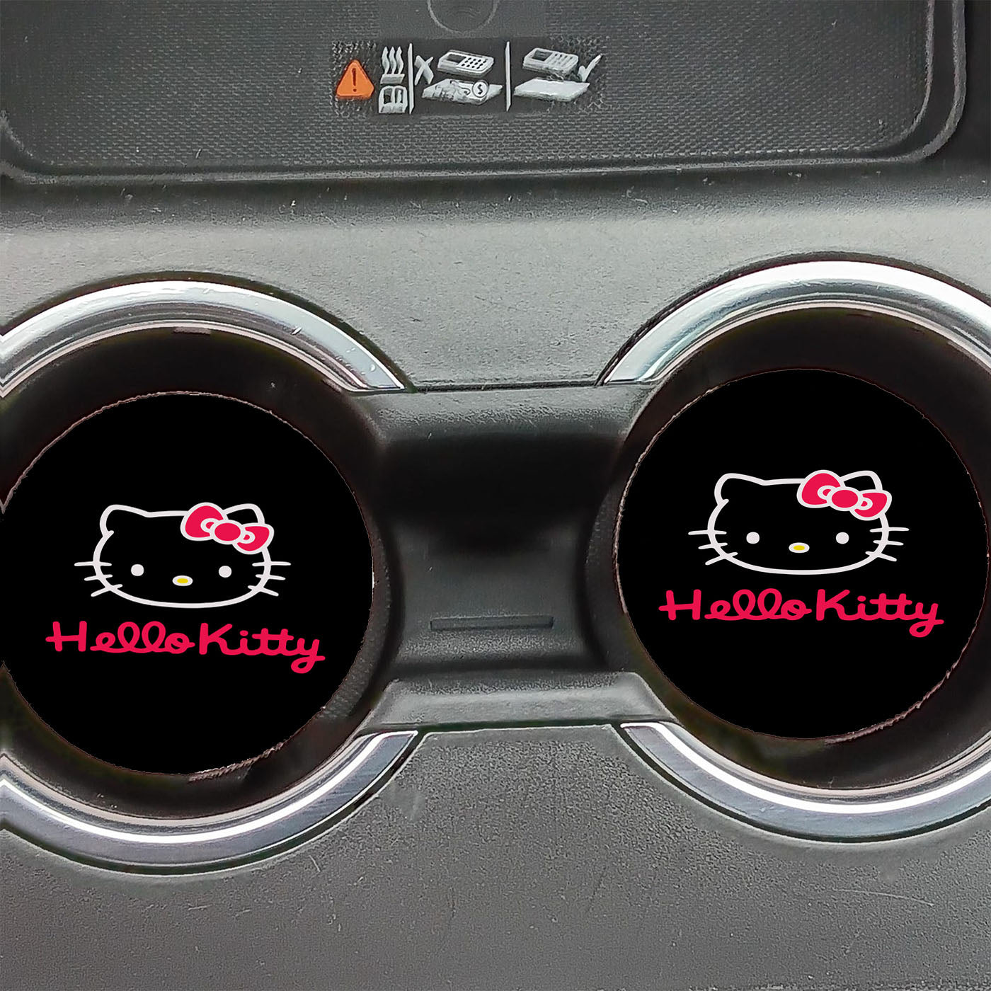 Cute Hello Kitty Car Coasters