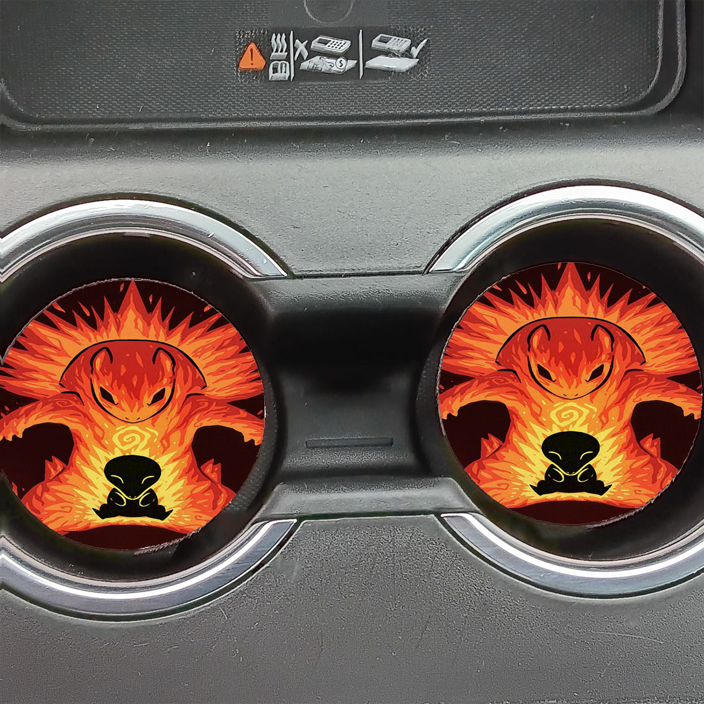 Cyndaquil And Typhlosion Pokemon Explosion Car Coasters