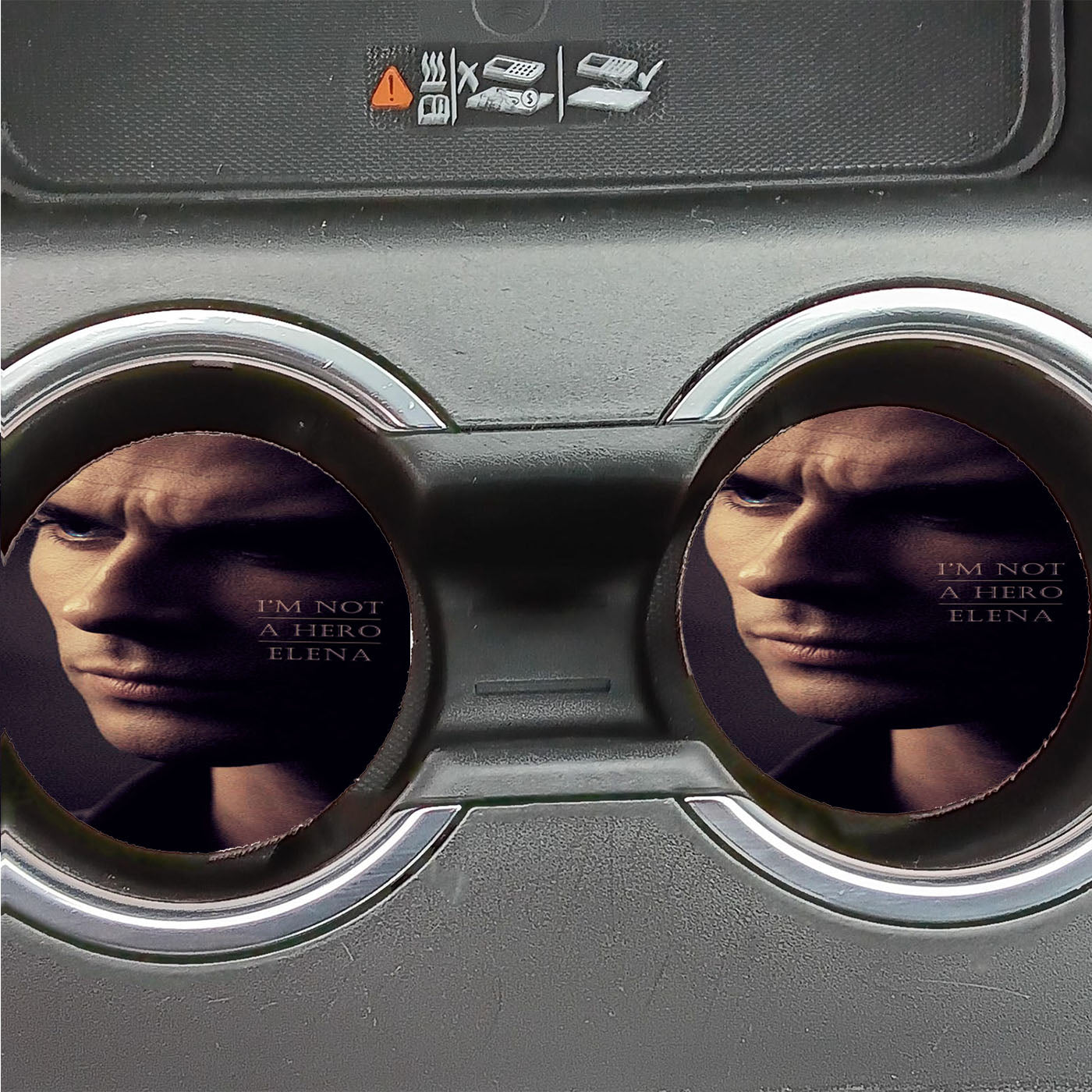 Damon Vampires Diaries Car Coasters