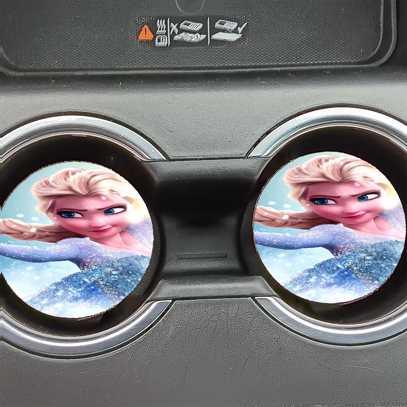 Dancing Elsa Frozen Car Coasters
