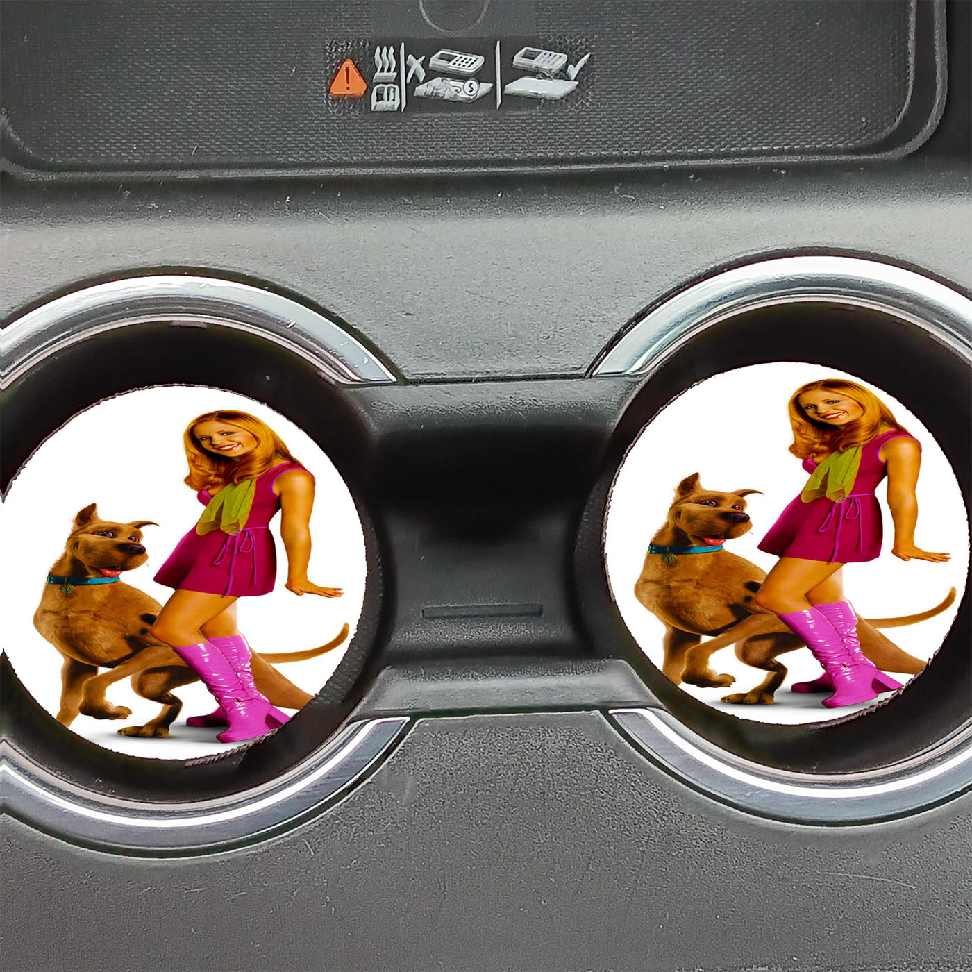 Daphne Blake And Scooby Doo Car Coasters