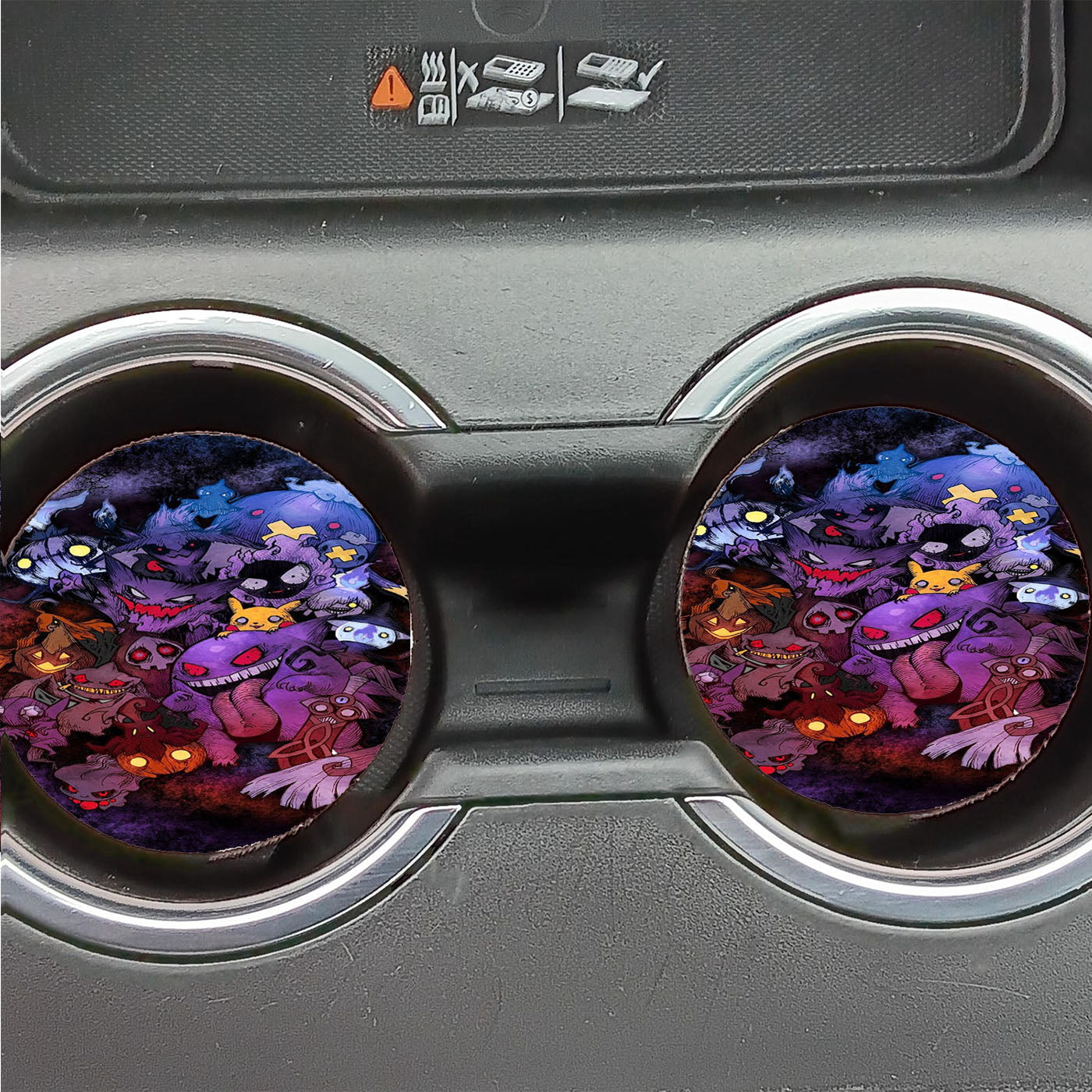 Dark Pokemon Art Car Coasters