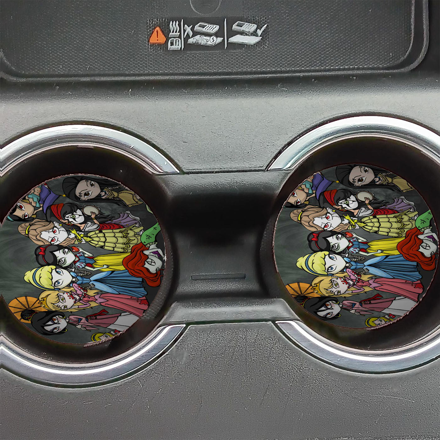 Dark Princess Car Coasters