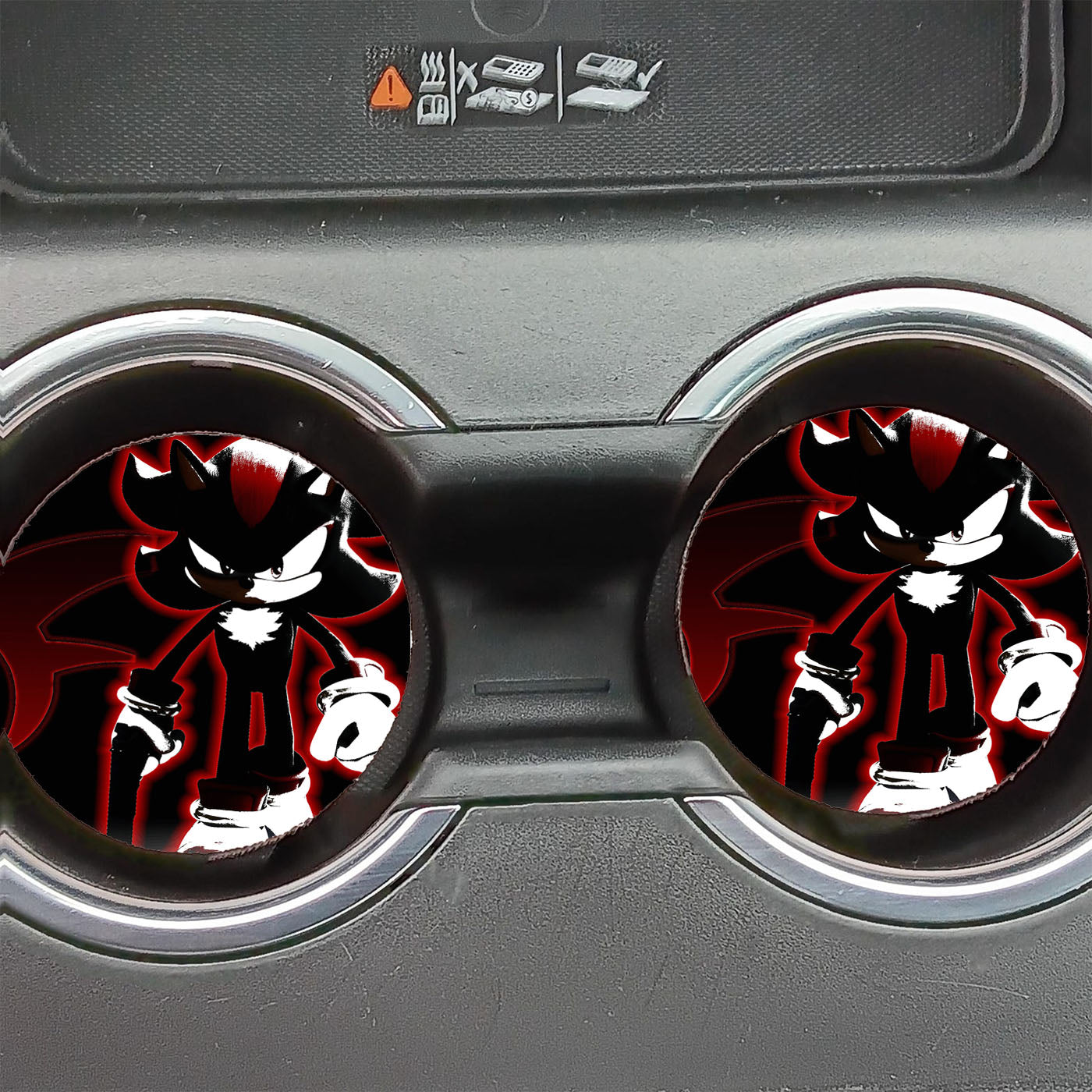 Dark Sonic Car Coasters
