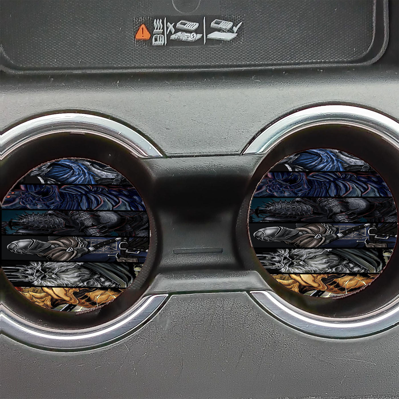 Dark Souls All Characters Art  Car Coasters