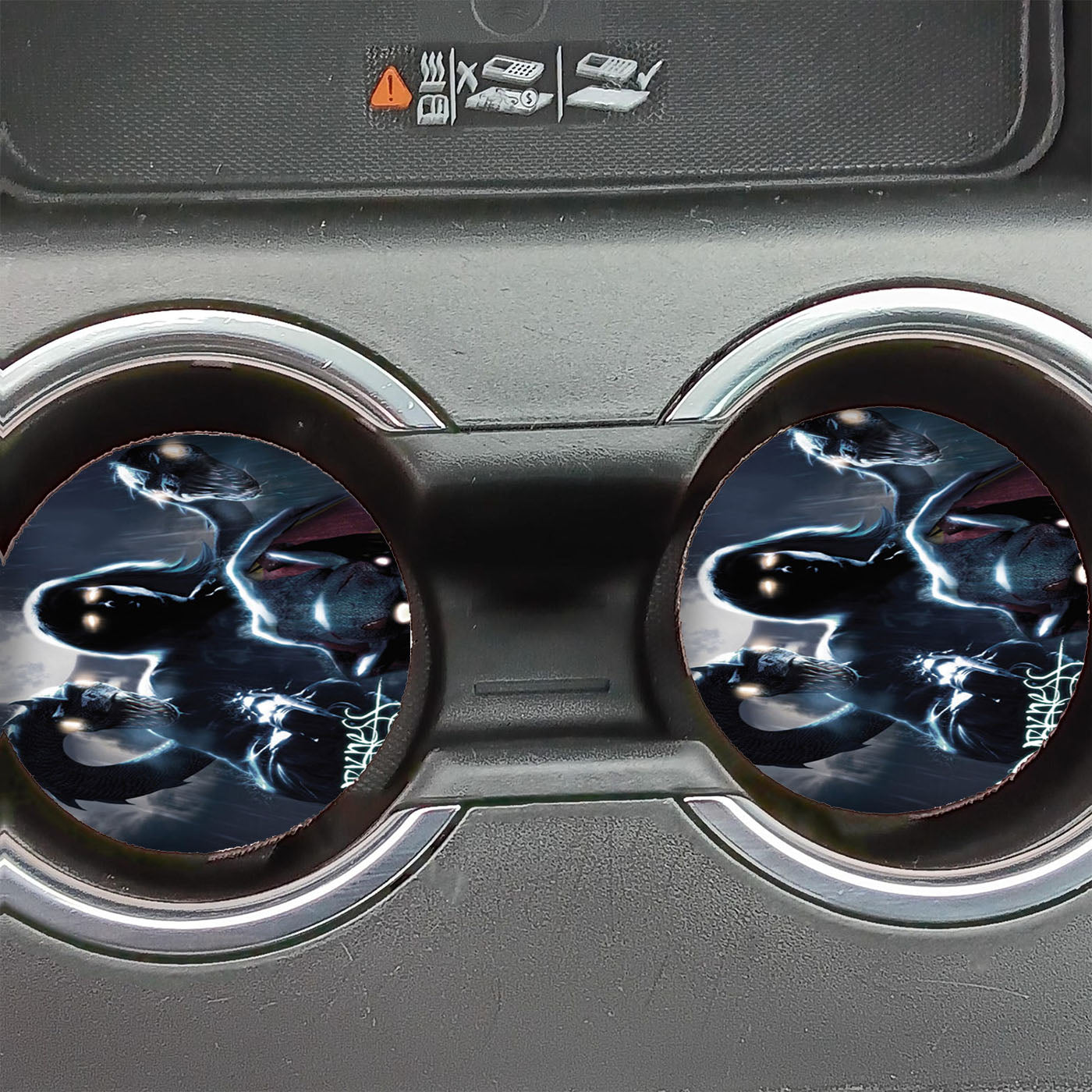 Darkness Disney Car Coasters