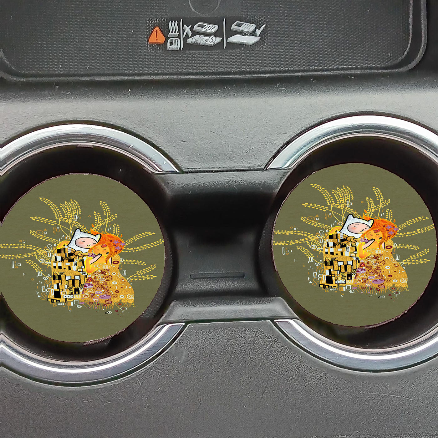 Dat Kiss Adventure Time Car Coasters