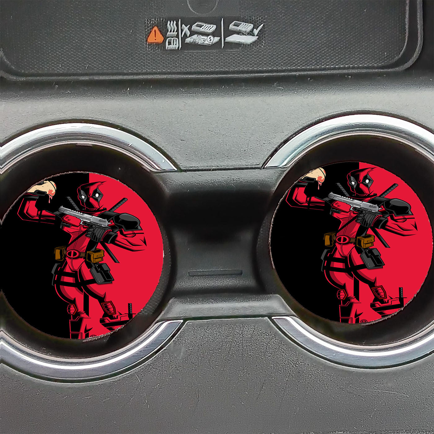 Deadpool Artwork  Car Coasters