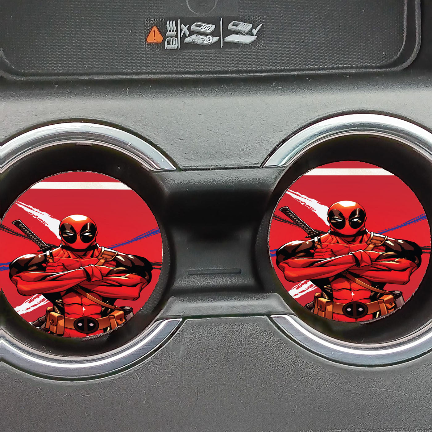 Deadpool Comics Wallpaper Car Coasters