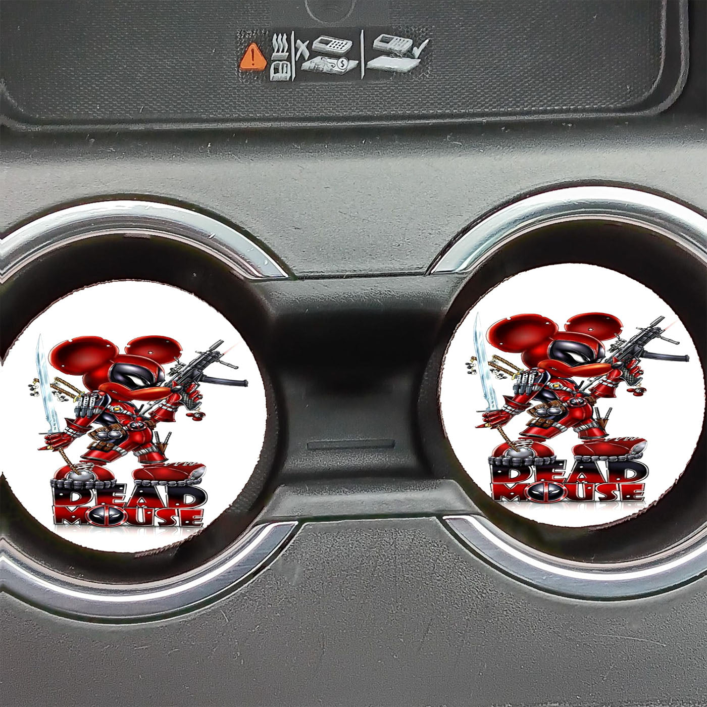 Deadpool X Mickey Mouse Car Coasters