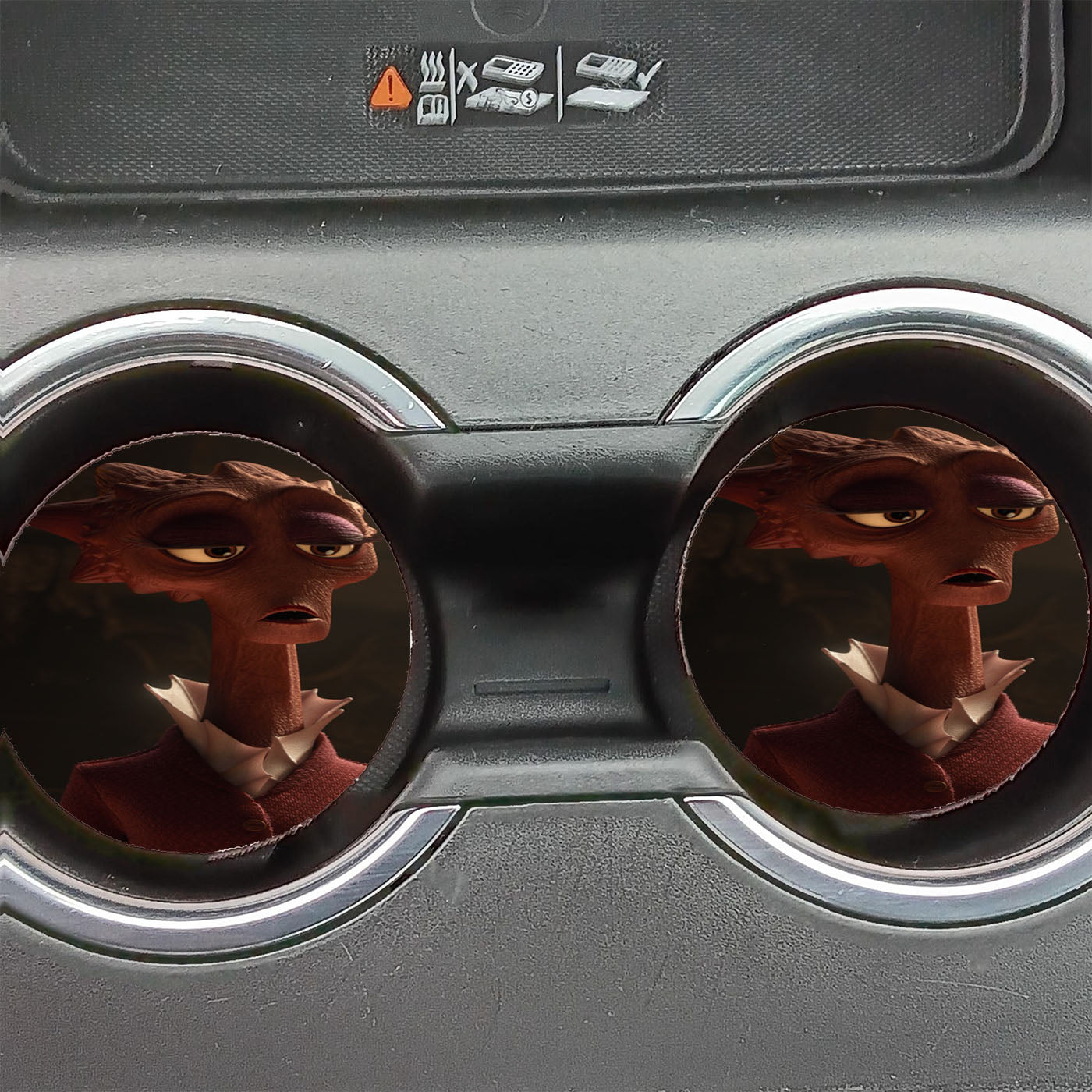 Dean Hardscrabble Monster University Car Coasters