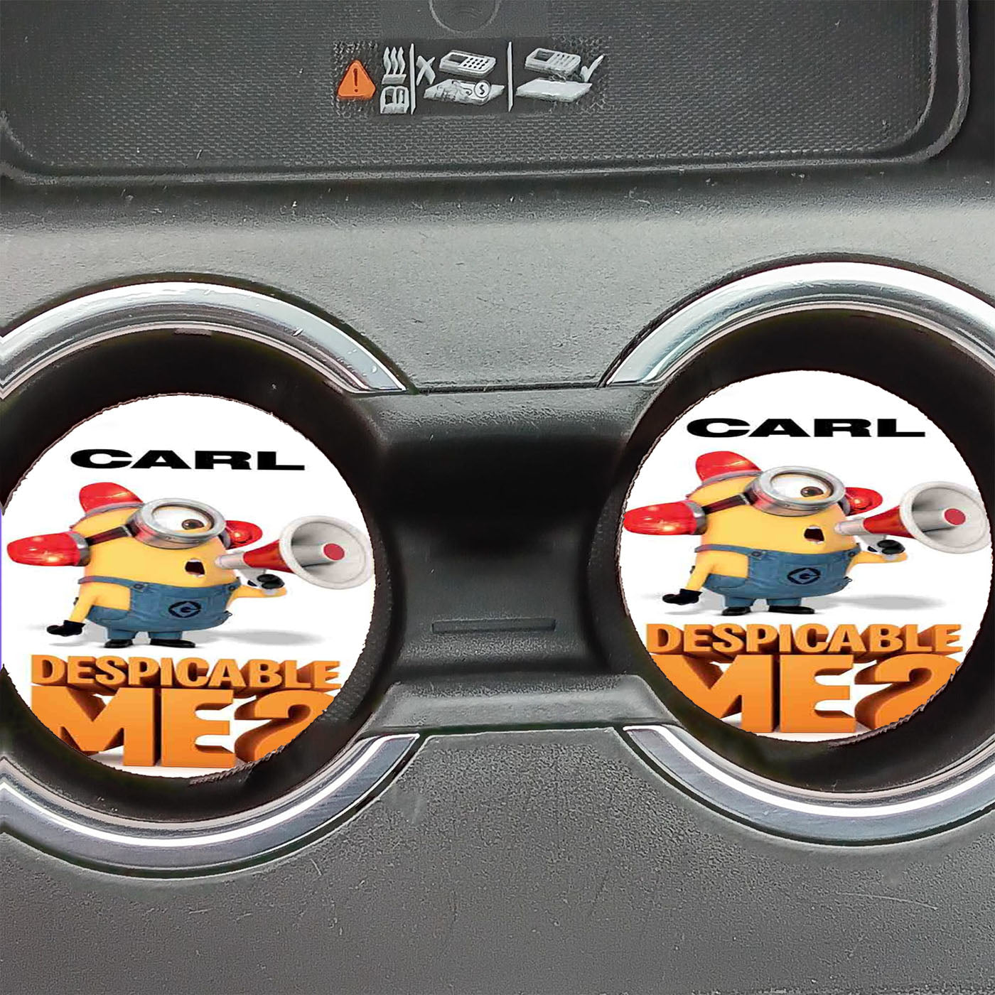 Despicable Me Carl The Minion Car Coasters