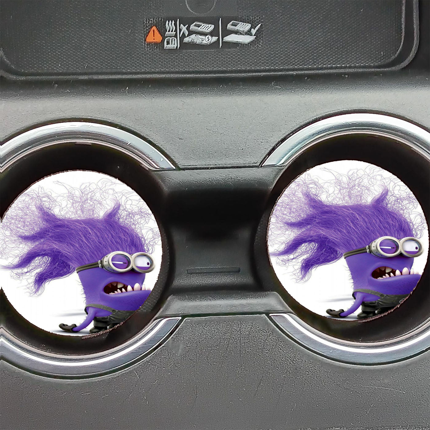 Despicable Me Evil Minion Car Coasters