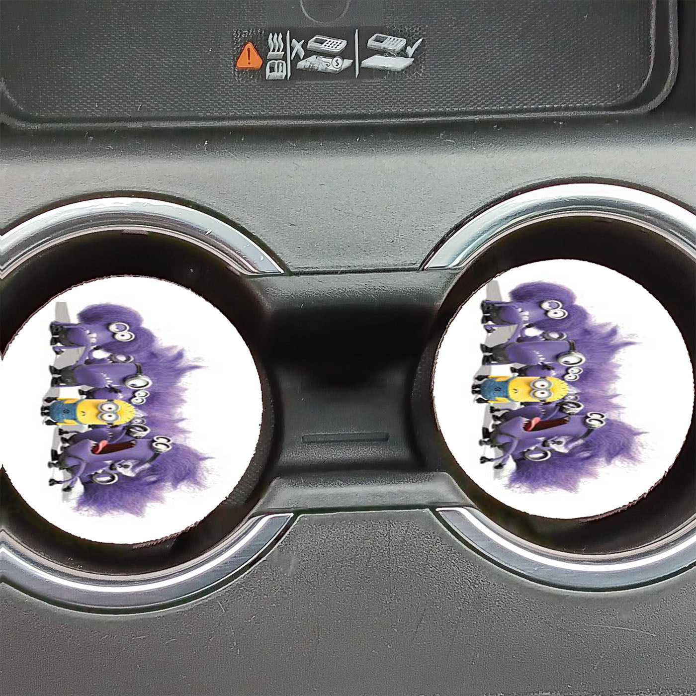 Despicable Me Evil Minions In Group Car Coasters