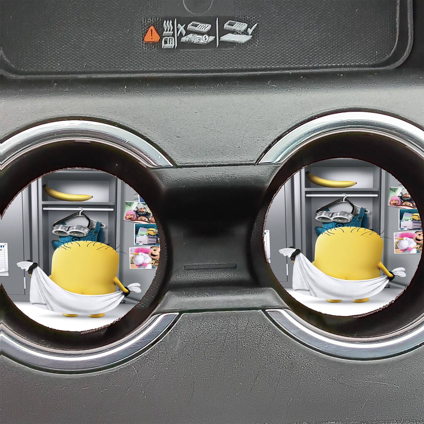 Despicable Me Funny Car Coasters