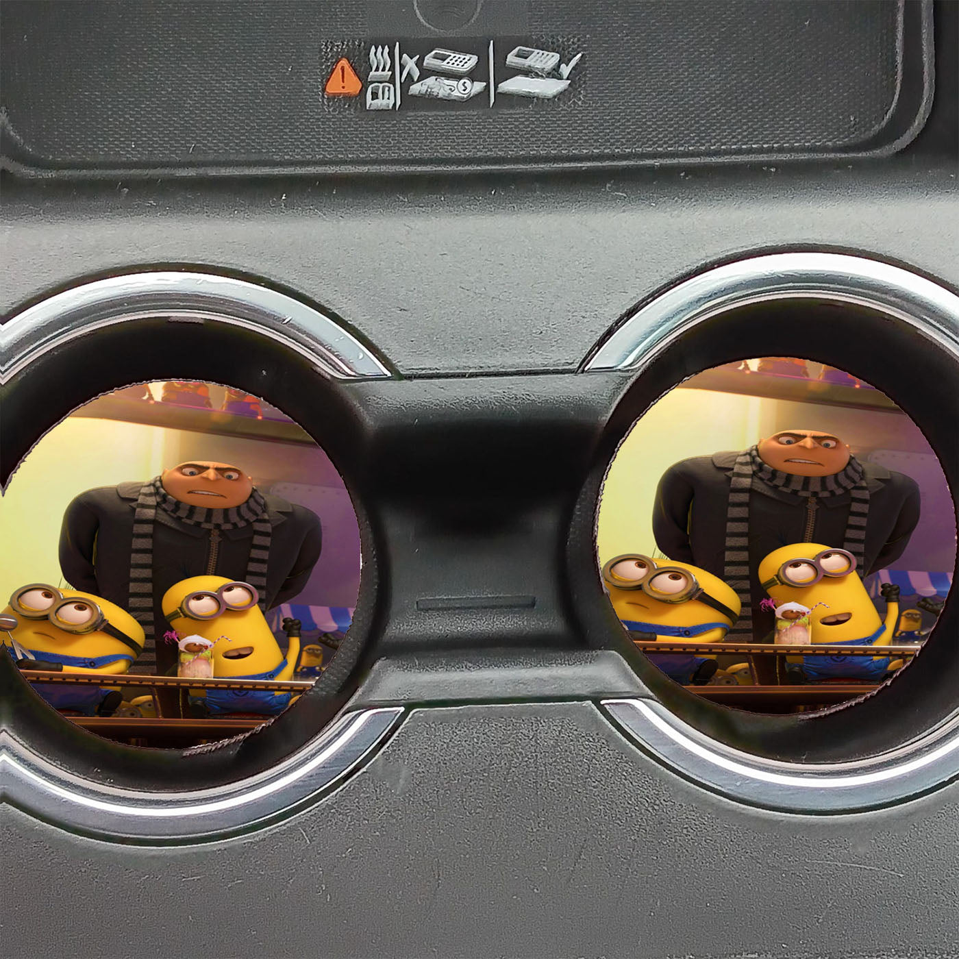 Despicable Me Gru And Minions Car Coasters