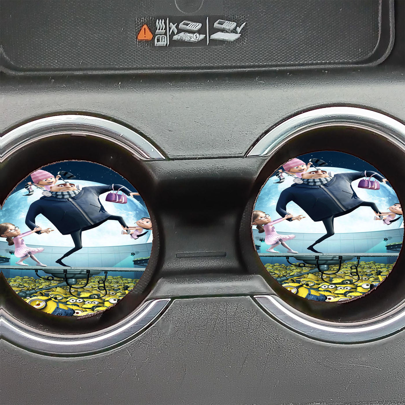 Despicable Me Gru Kids Minions- Car Coasters