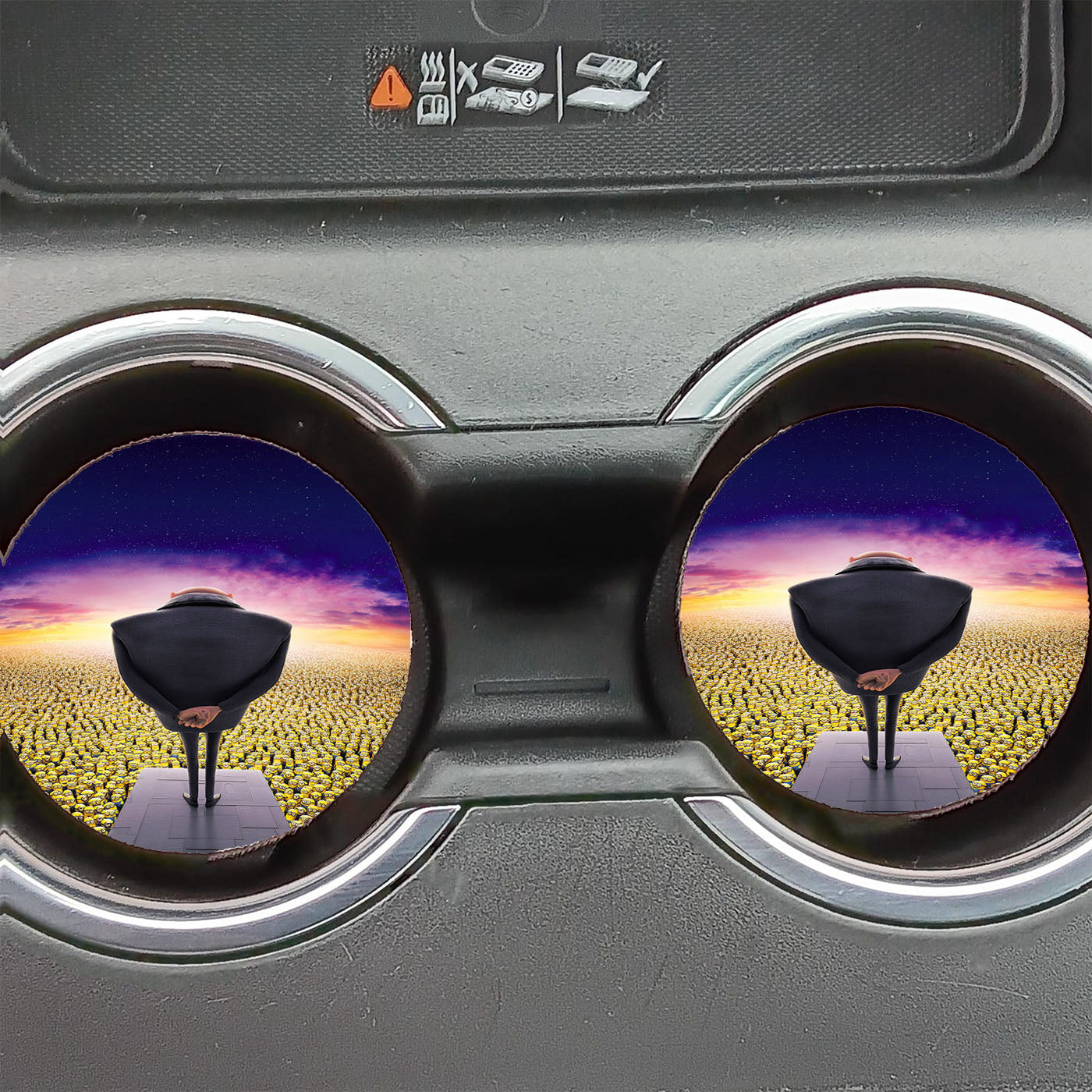 Despicable Me Gru Minions Army- Car Coasters