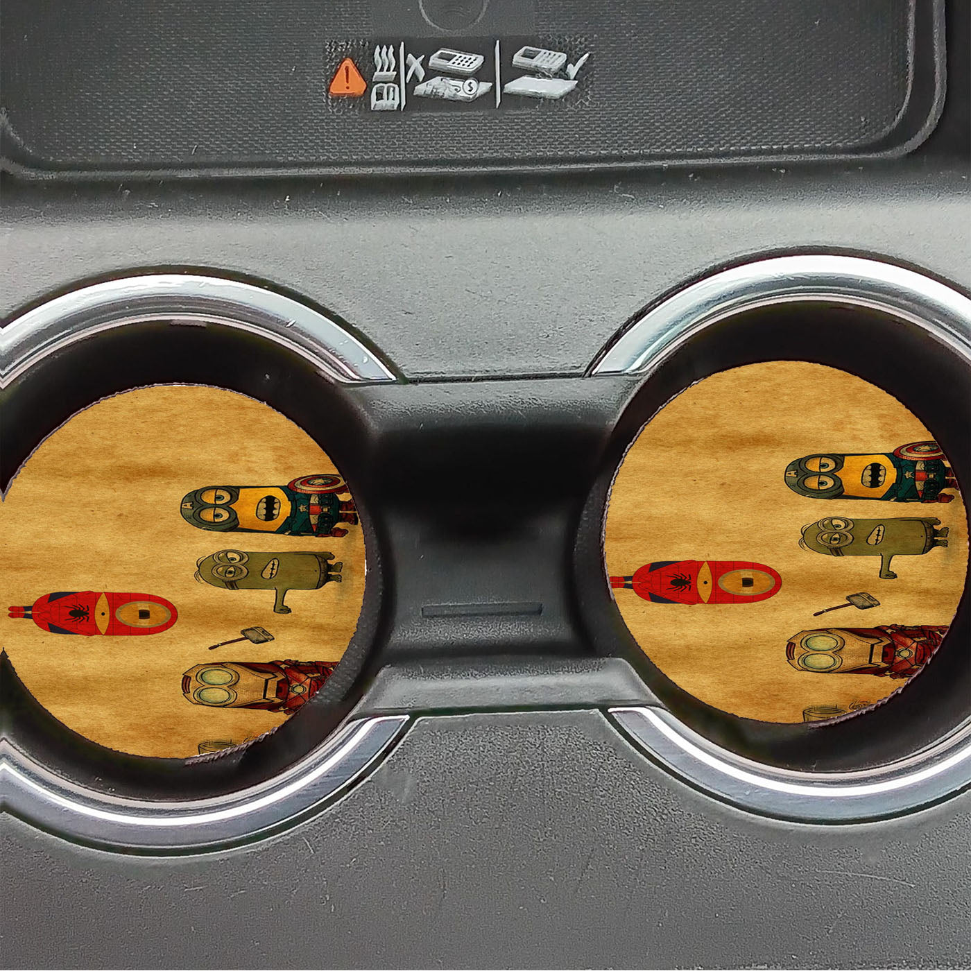 Despicable Me Minion Avenger Car Coasters