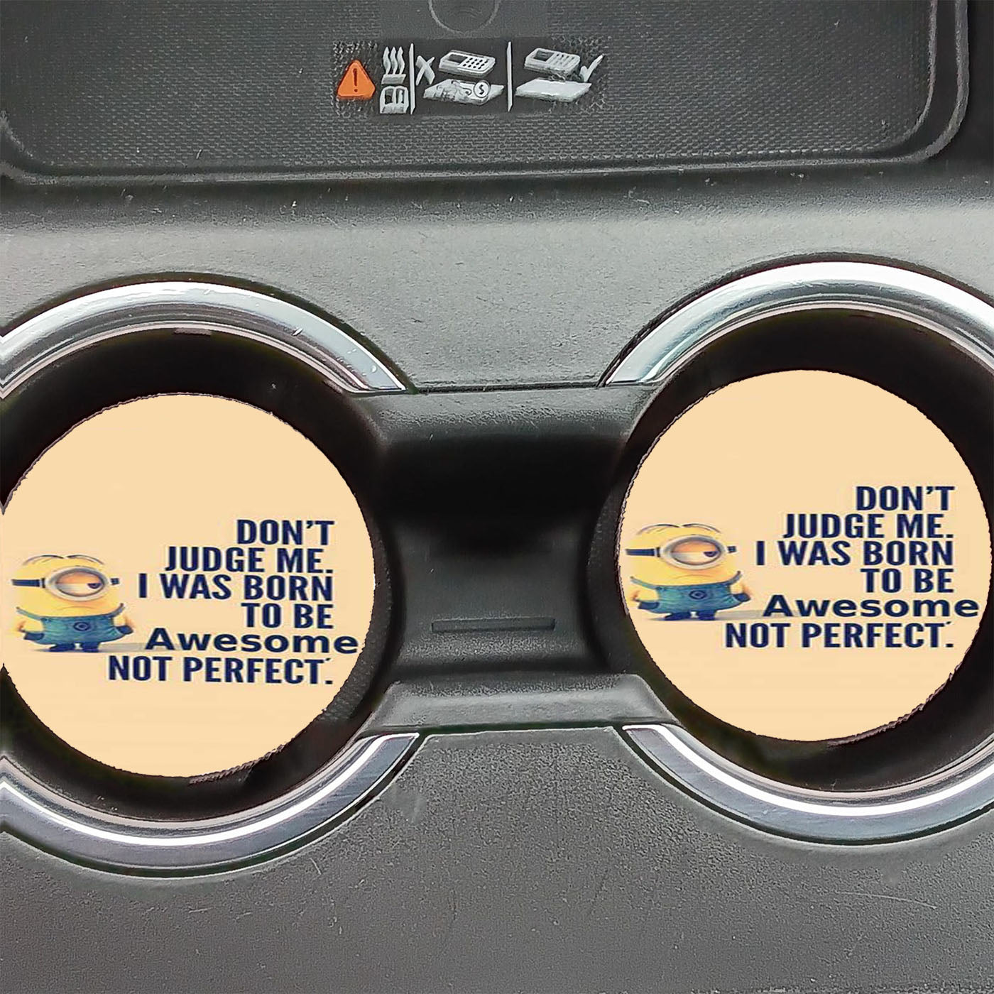 Despicable Me Minion Judge Car Coasters