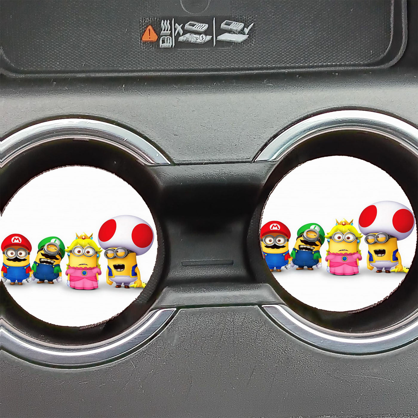 Despicable Me Minions Mario Car Coasters