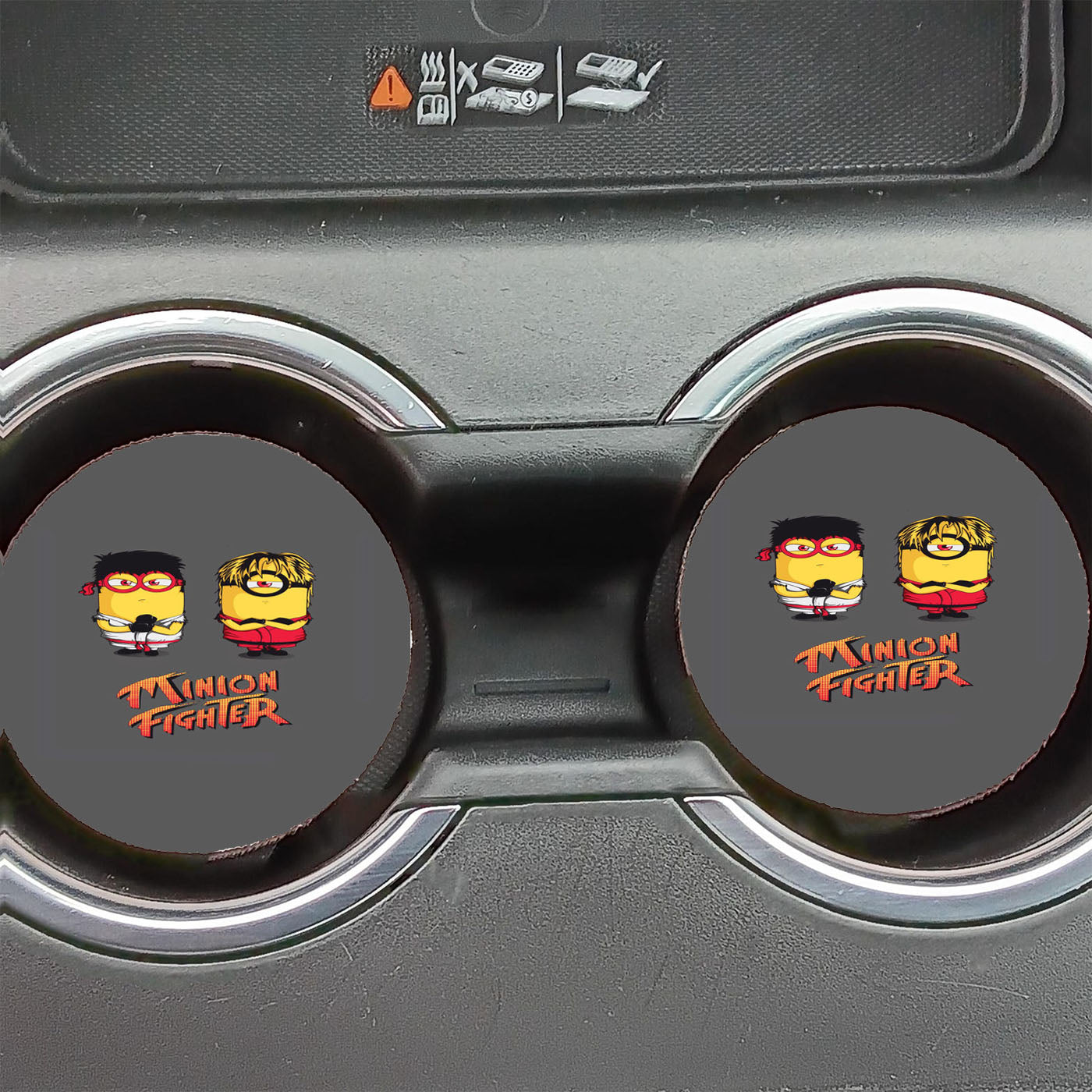 Despicable Me Minions Street Fighter- Car Coasters