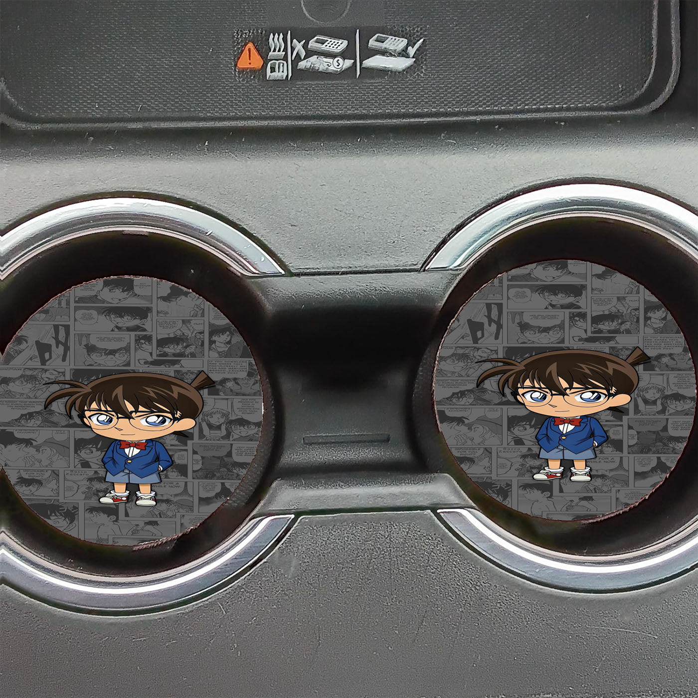 Detective Conan Comic Car Coasters