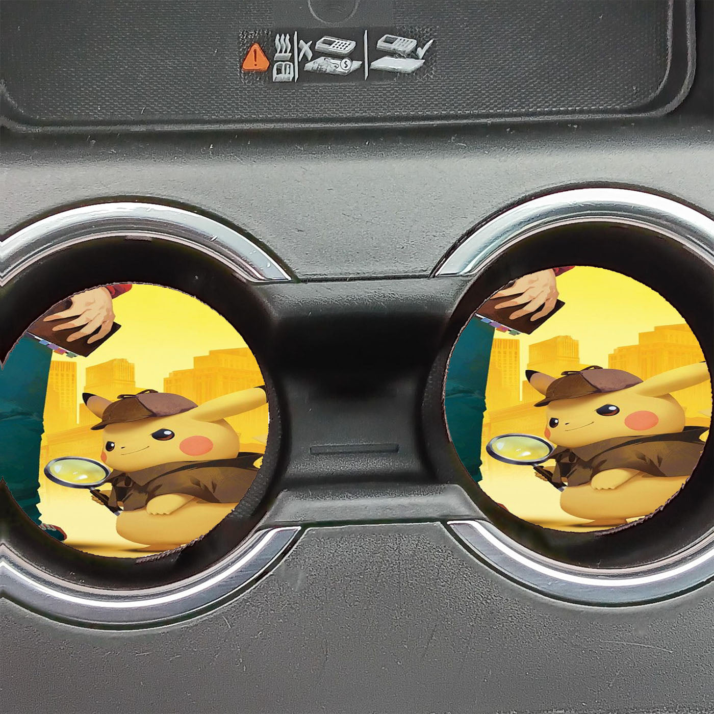 Detective Pikachu Car Coasters