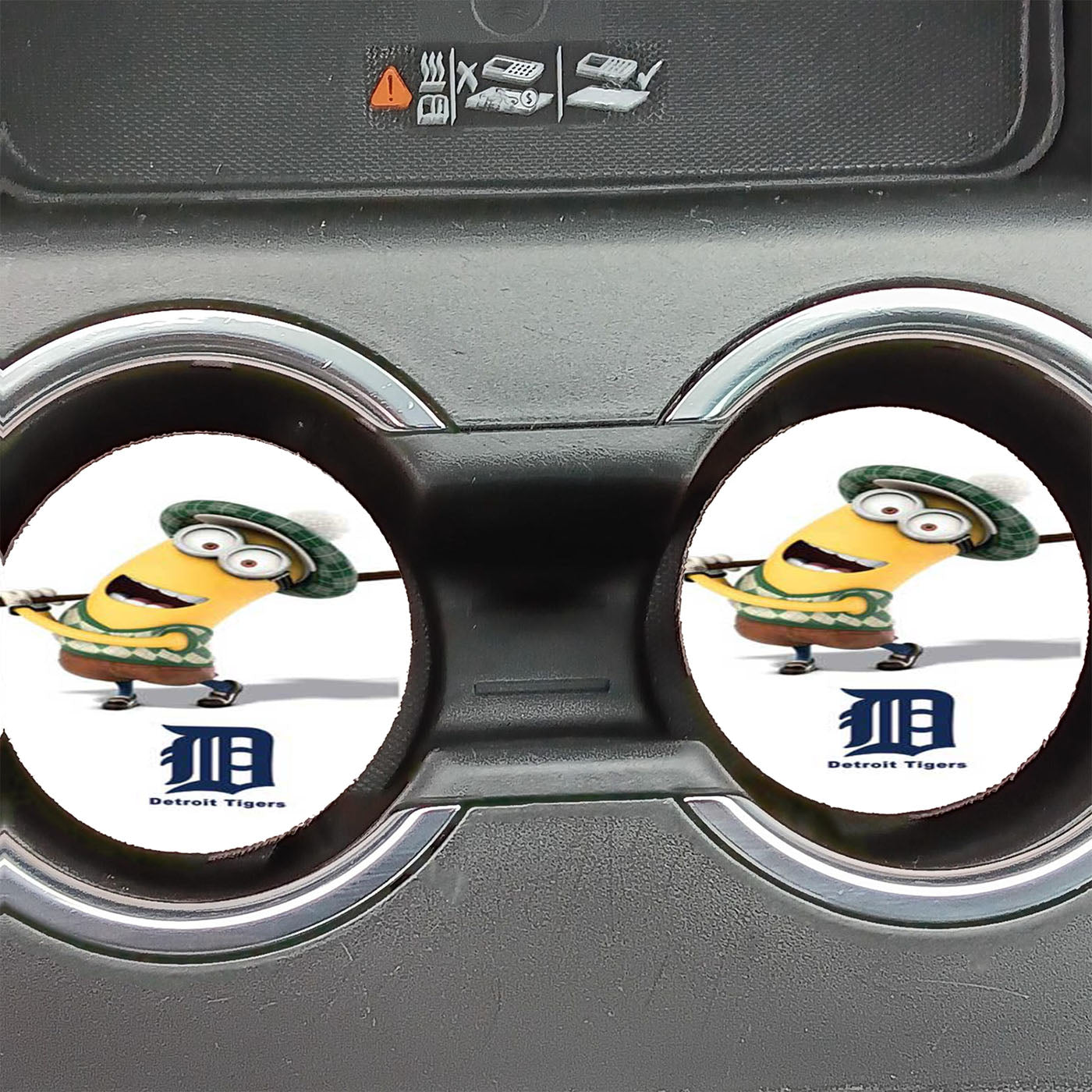 Detroit Tigers Minion Car Coasters