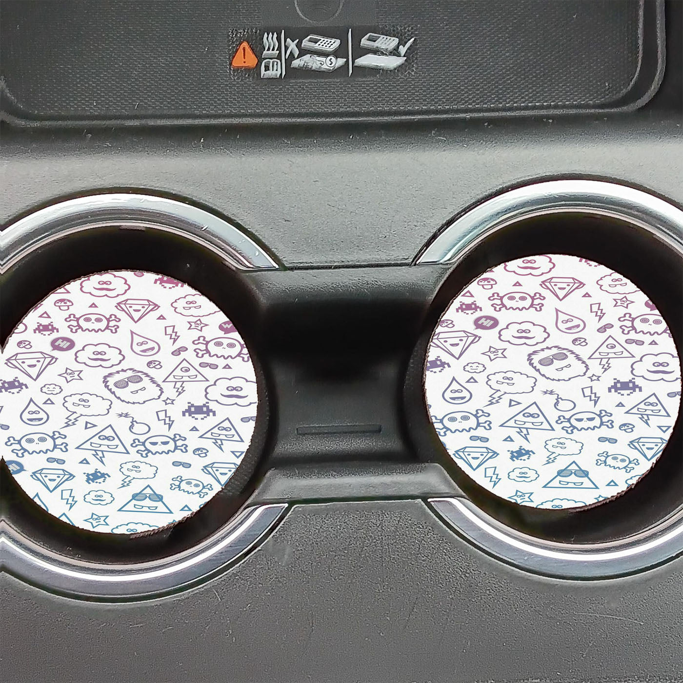 Diamond Artwork Screb  Car Coasters