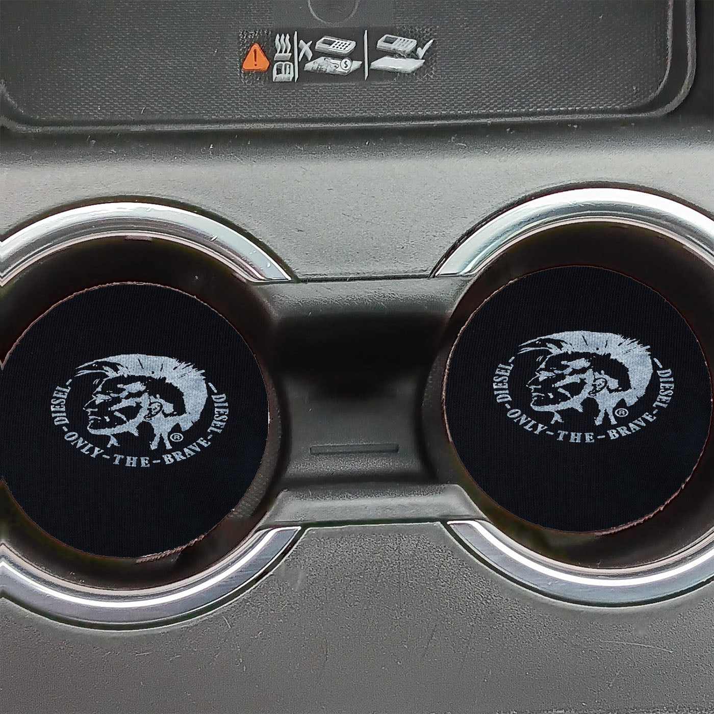 Diesel Only Brave Car Coasters
