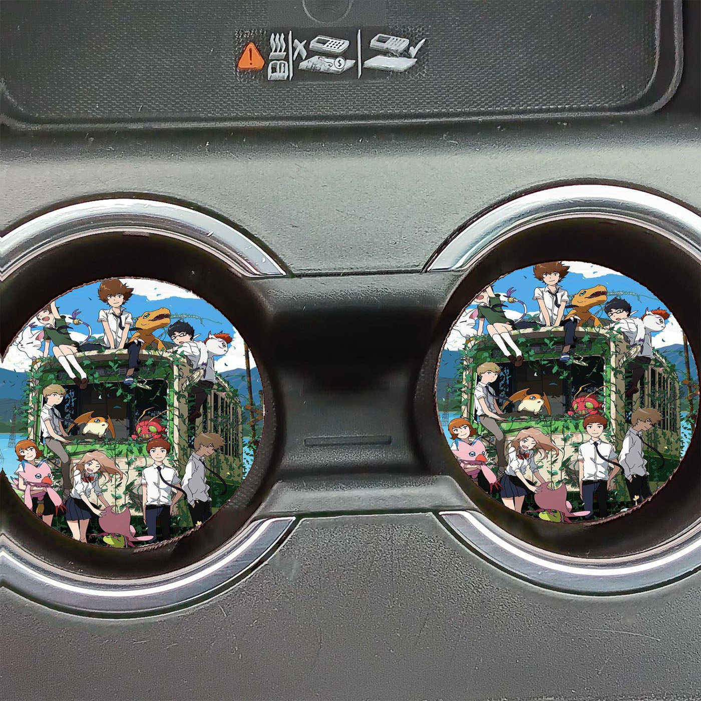 Digimon Adventure Car Coasters