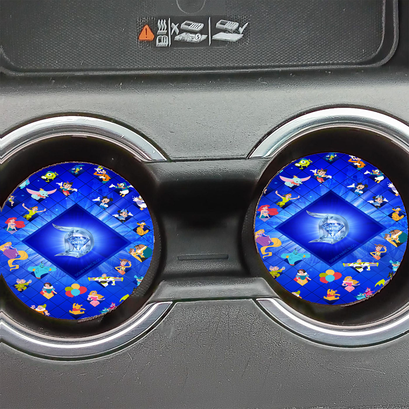 Disney 60Th Anniversary Car Coasters