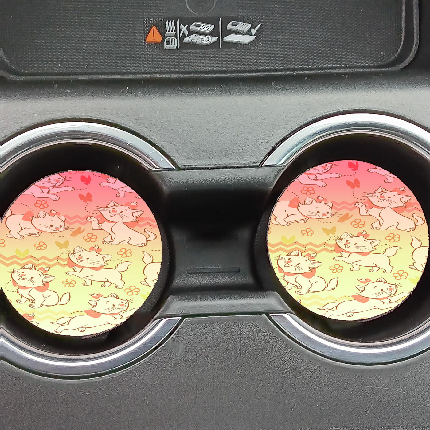 Disney Aristo Cats Marie Car Coasters