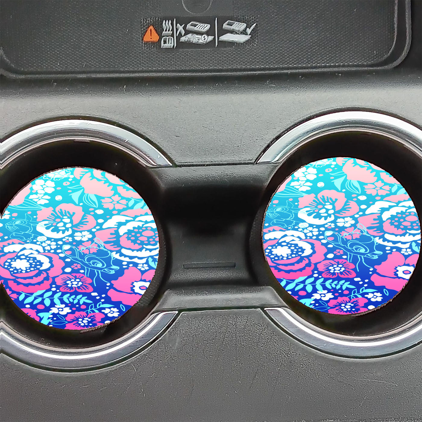 Disney Bambi Flowers Car Coasters