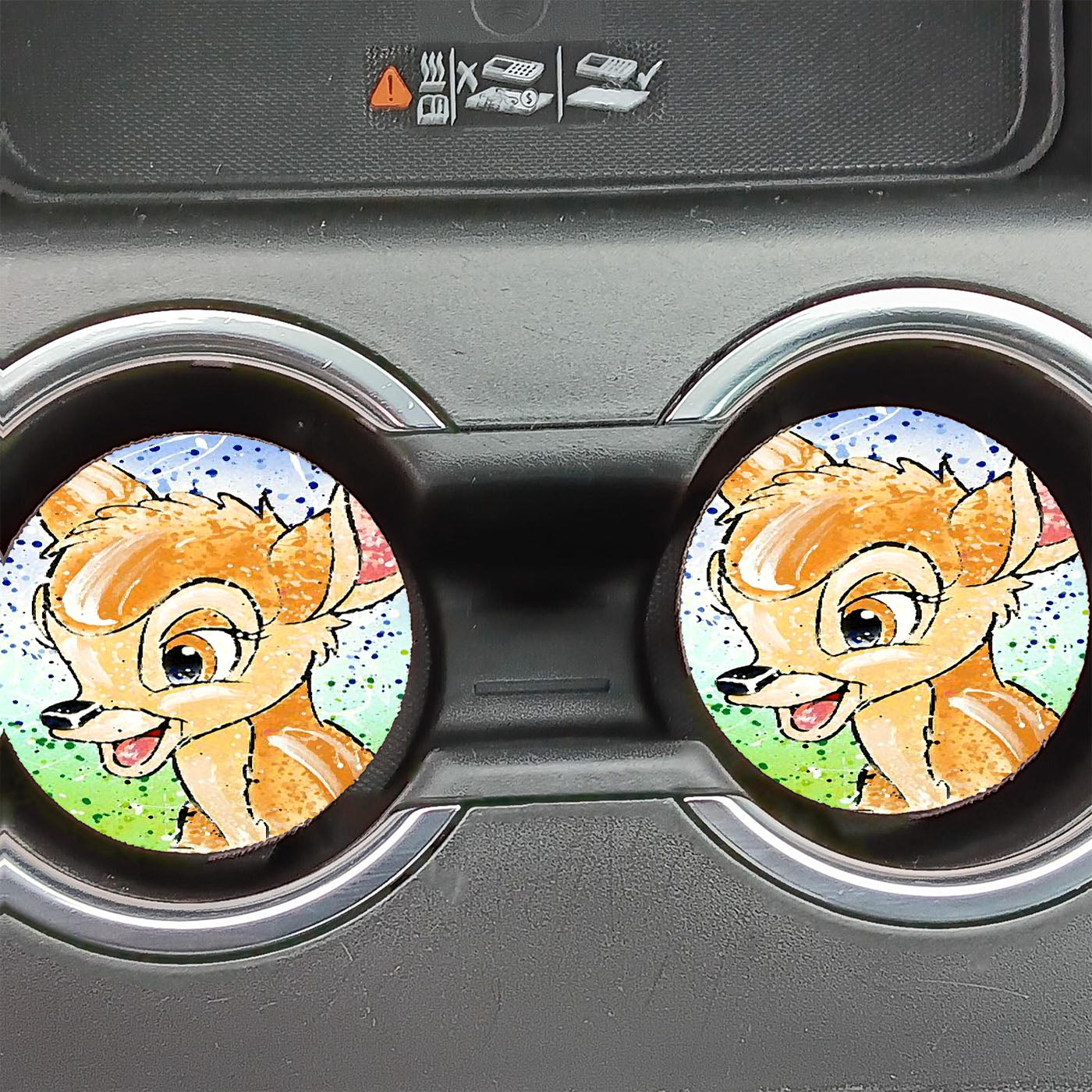 Disney Bambi The Buck Stops Here Car Coasters