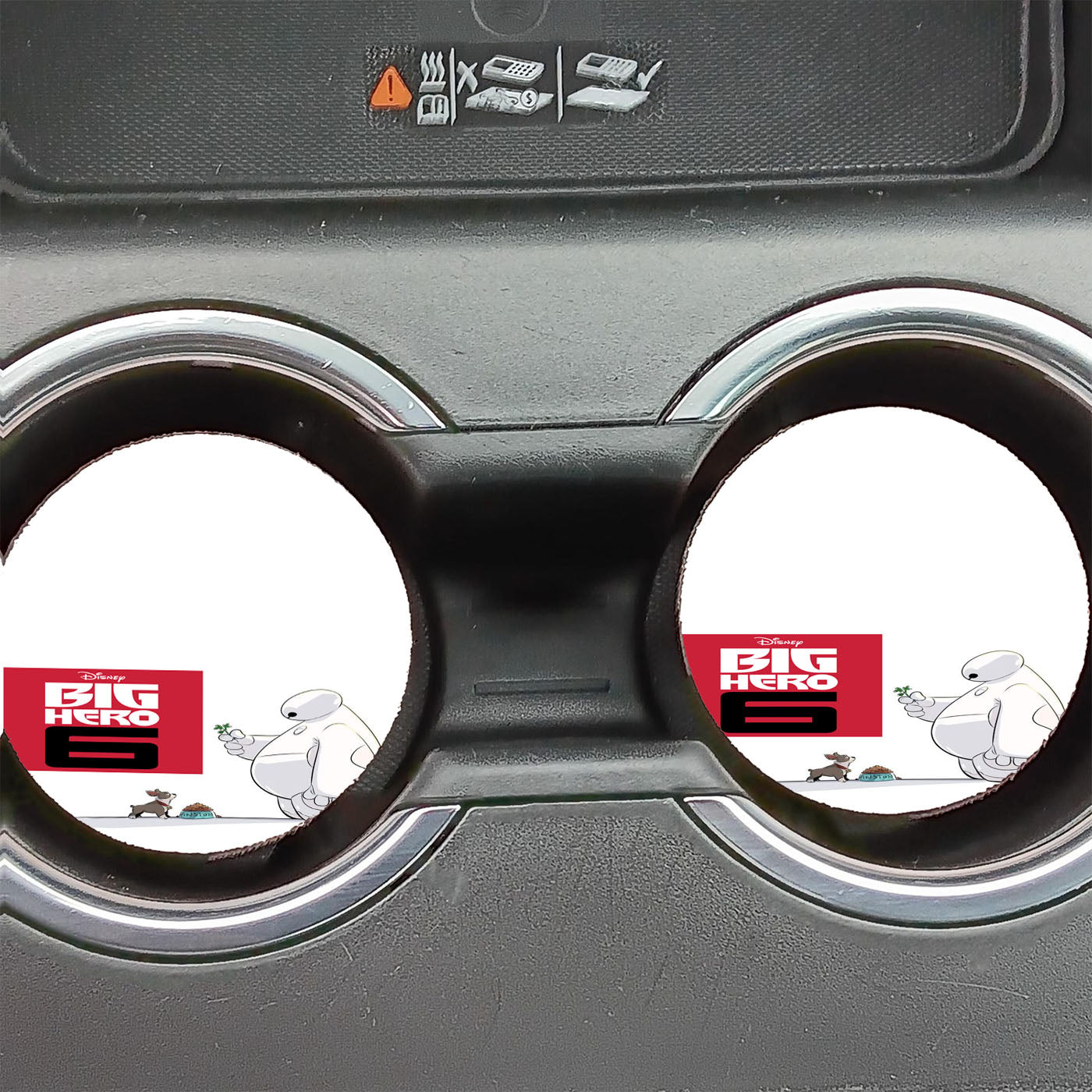 Disney Big Hero 6 Cartoon Car Coasters