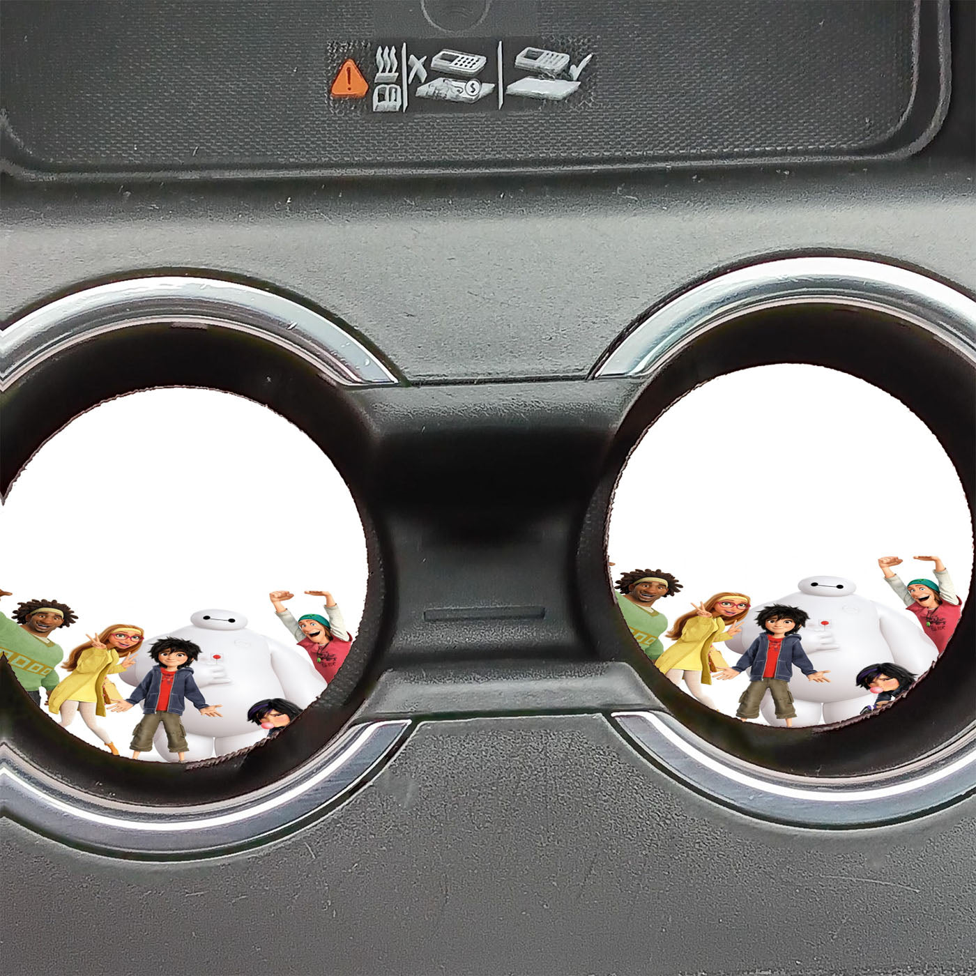Disney Big Hero Cartoon Car Coasters